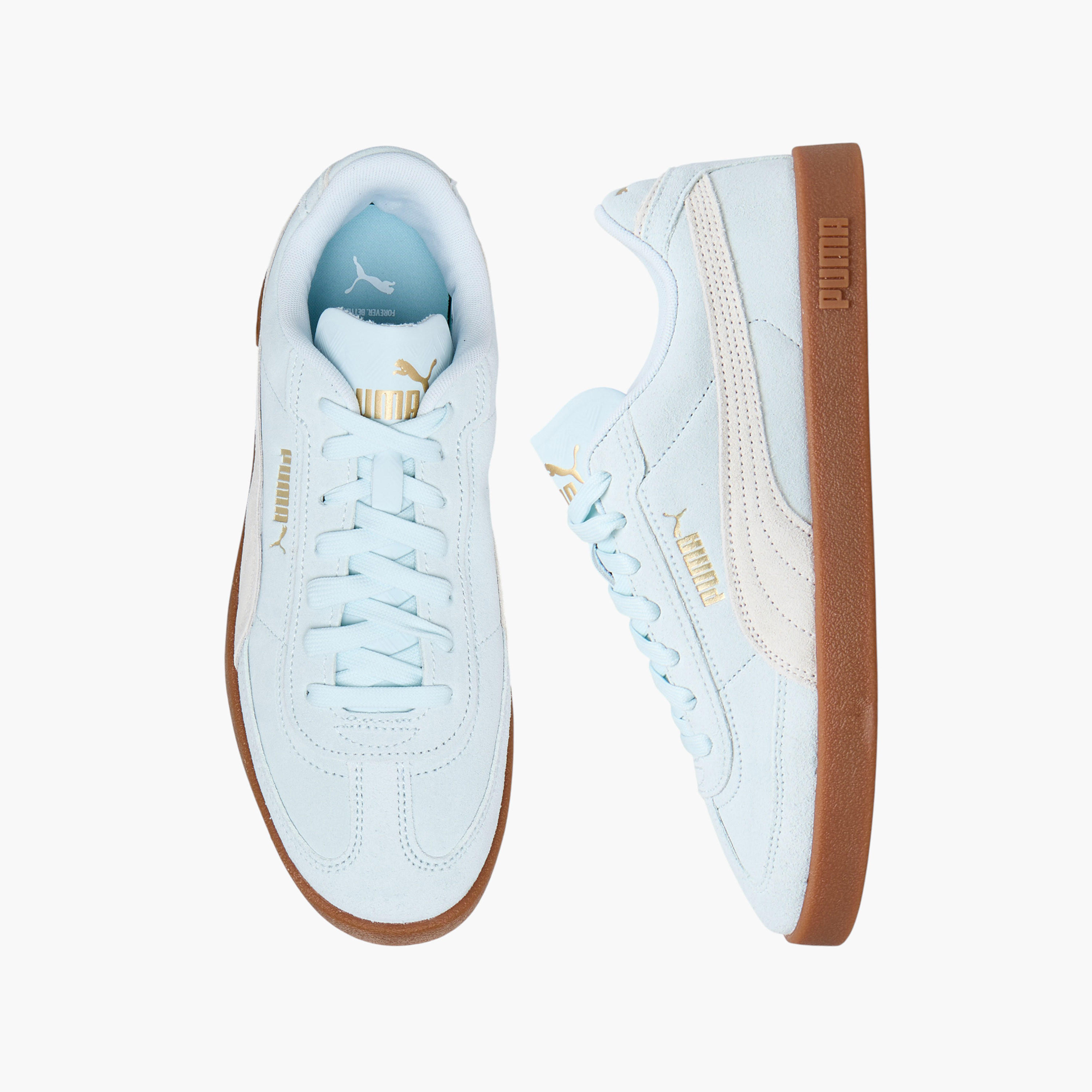 PUMA Women Club II Era Suede Lace-Up Sneakers-women-shoes-sneakers-image-1
