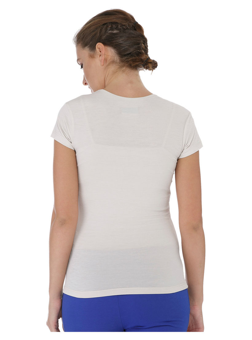 Kappa Solid Colour T-shirt-women-clothing-sportswearandactivewear-tshirtsandvests-image-2