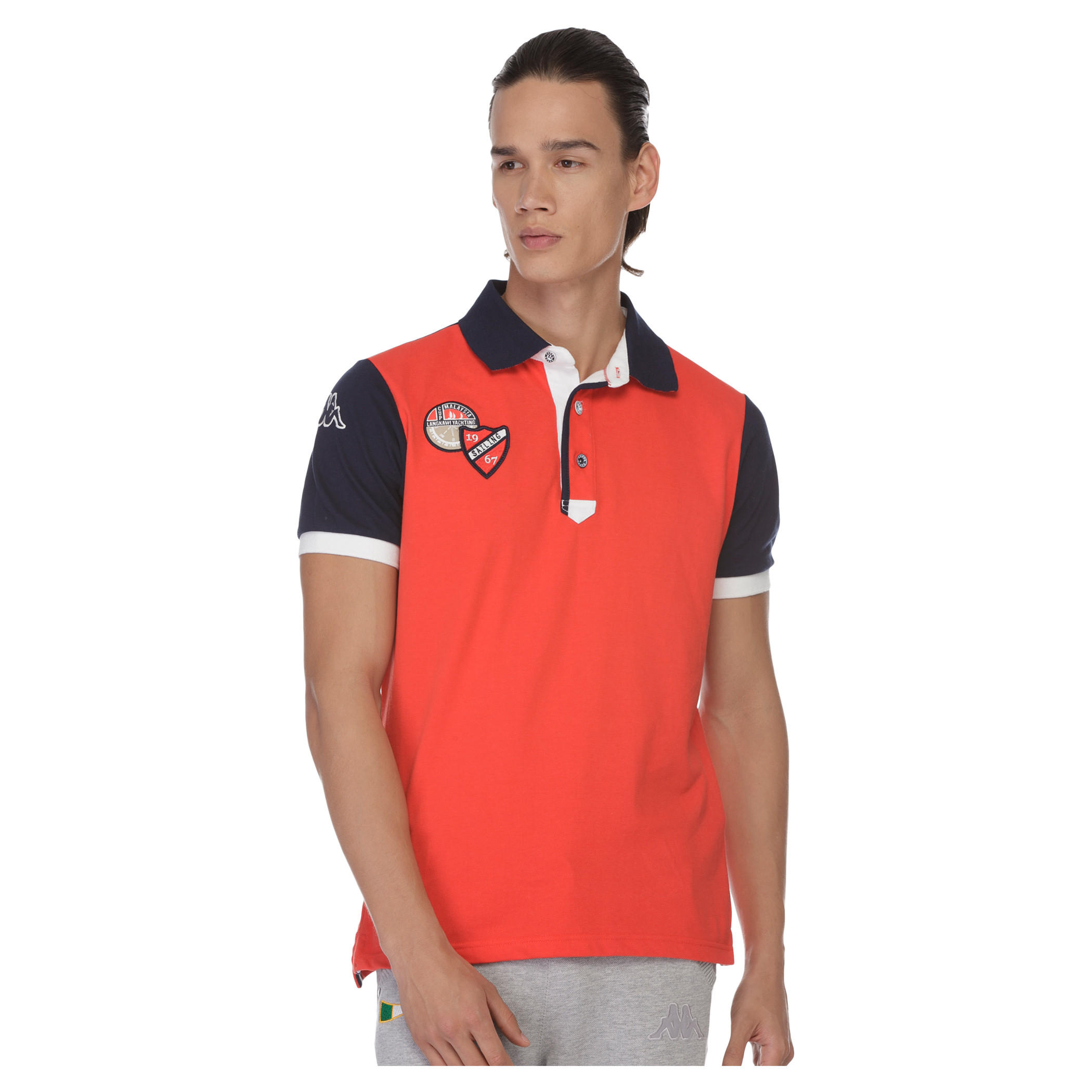 Kappa Polo Neck T-shirt-men-clothing-sportswearandactivewear-tshirtsandpolos-image-1