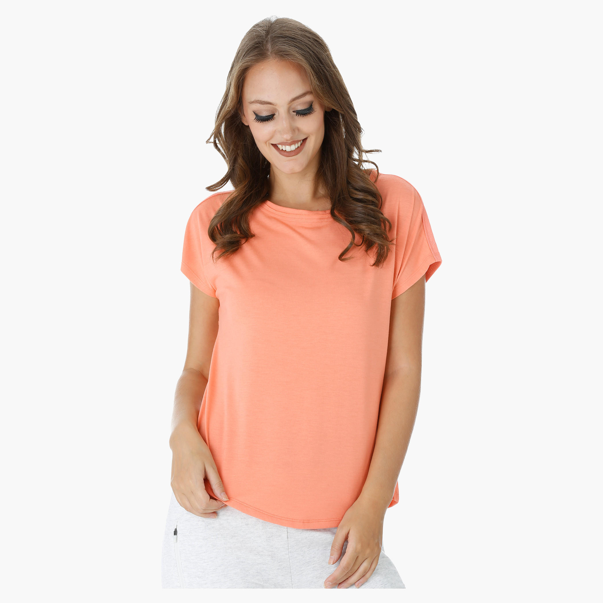 Kappa T-Shirt with Round Neck and Short Sleeves-women-clothing-tshirts-image-1