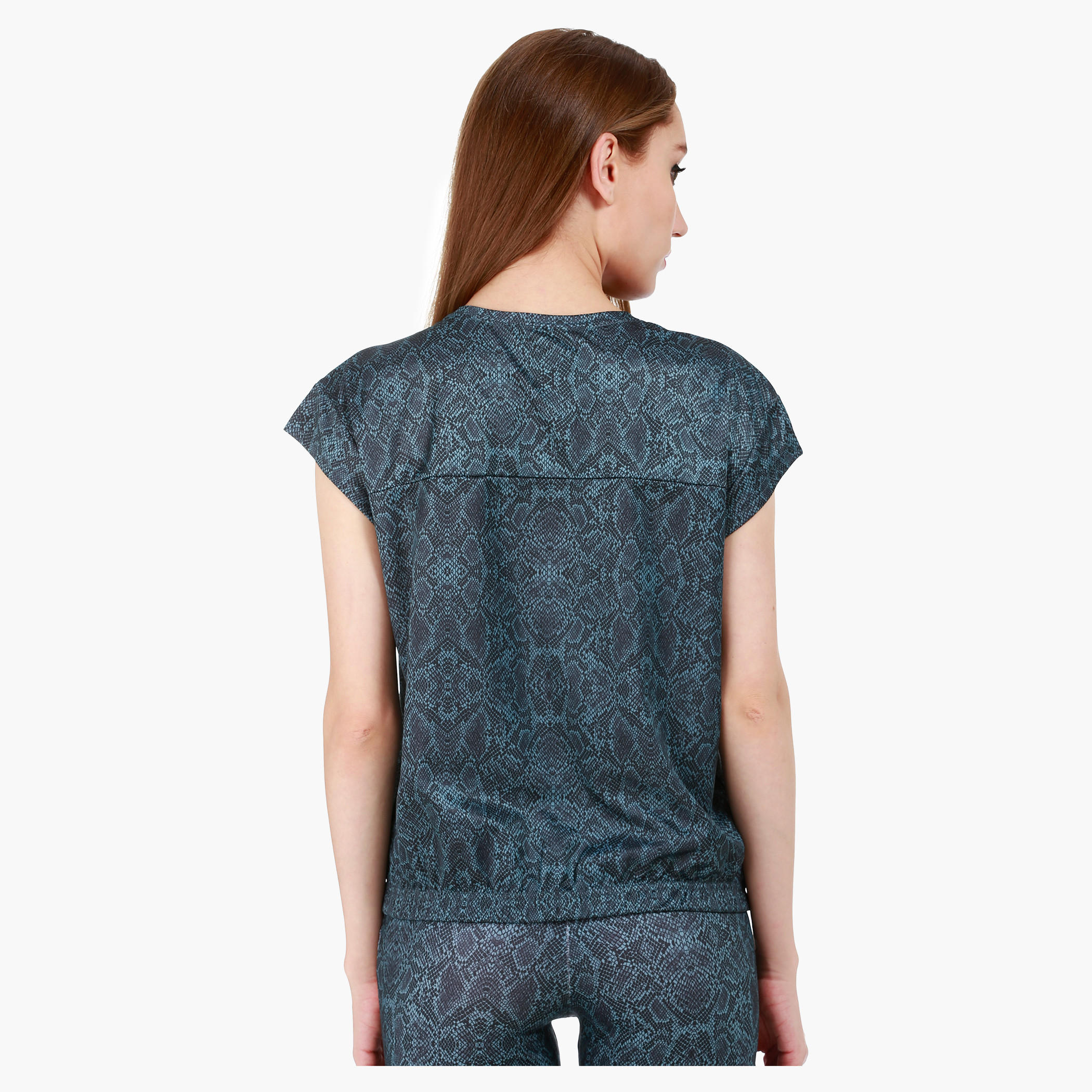 Kappa Printed T-shirt in Regular Fit-women-clothing-sportswearandactivewear-tshirtsandvests-image-2