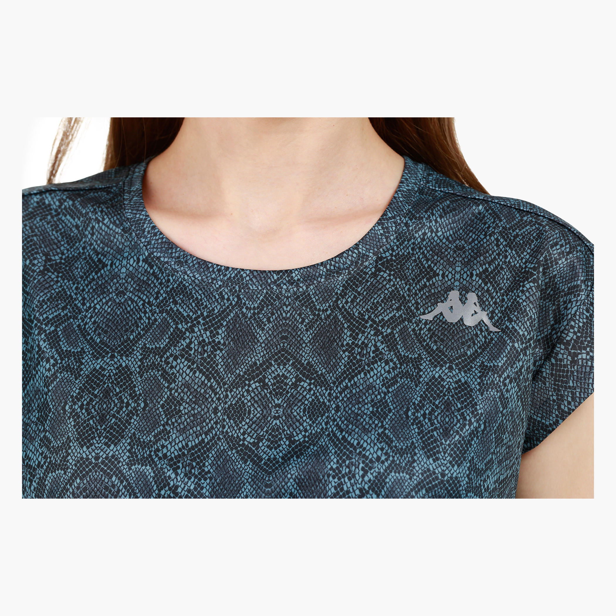 Kappa Printed T-shirt in Regular Fit-women-clothing-sportswearandactivewear-tshirtsandvests-image-4