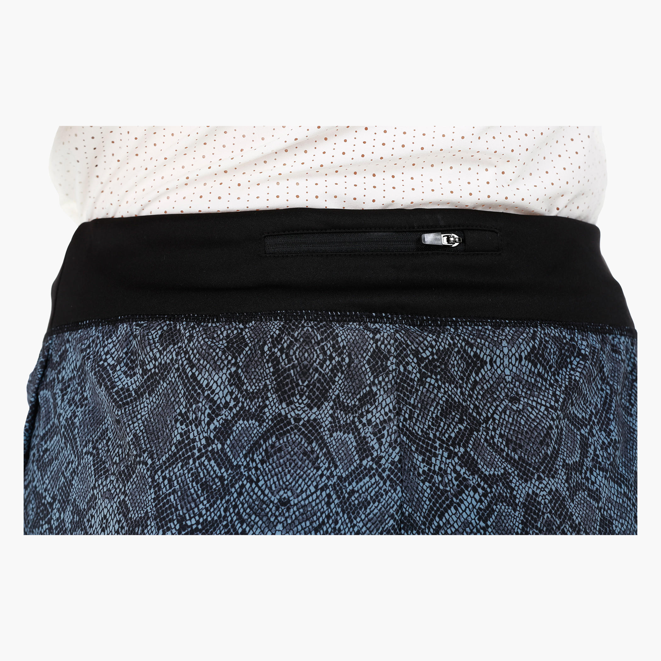 Kappa Printed Shorts with Elastic Waist-women-clothing-sportswearandactivewear-bottoms-image-4