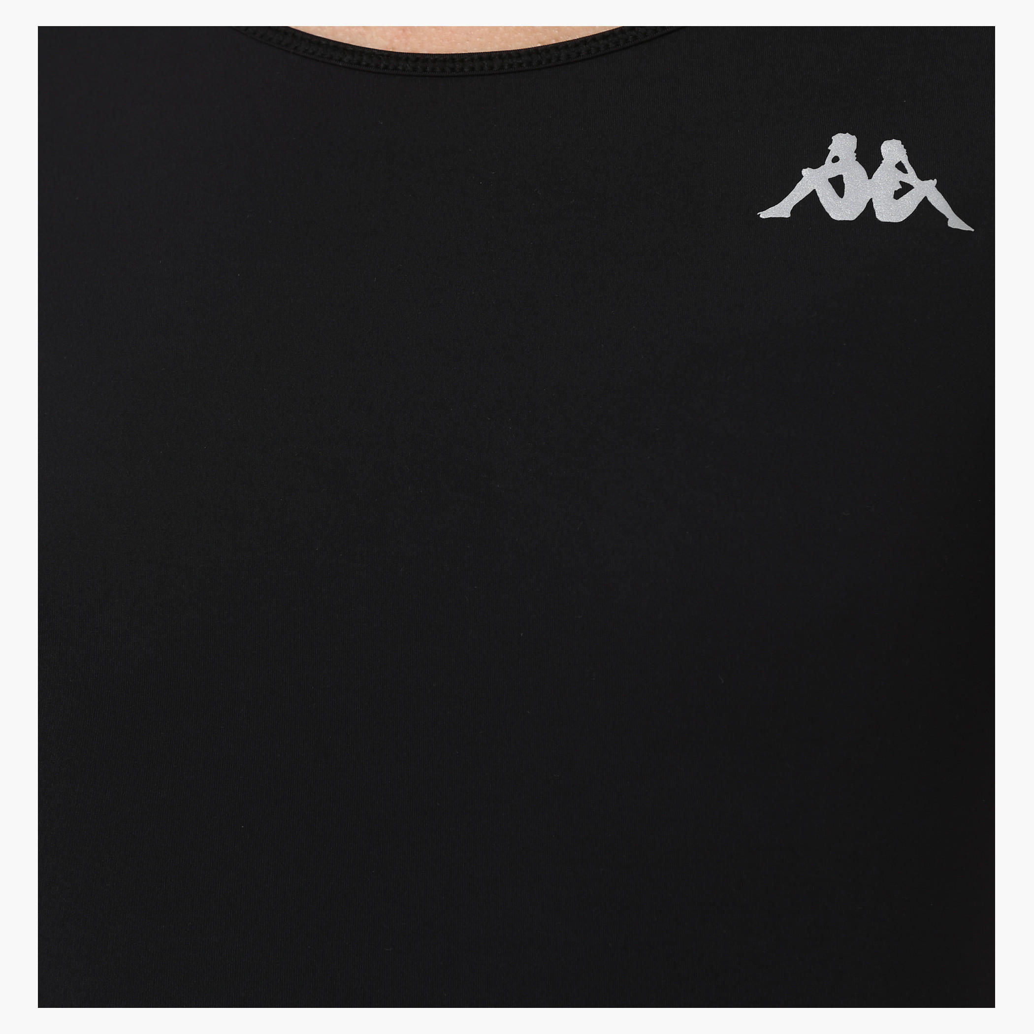 Kappa Round Neck T-Shirt with Jacquard Mesh at the Back and Short Sleeves in Regular Fit-women-clothing-sportswearandactivewear-tshirtsandvests-image-14