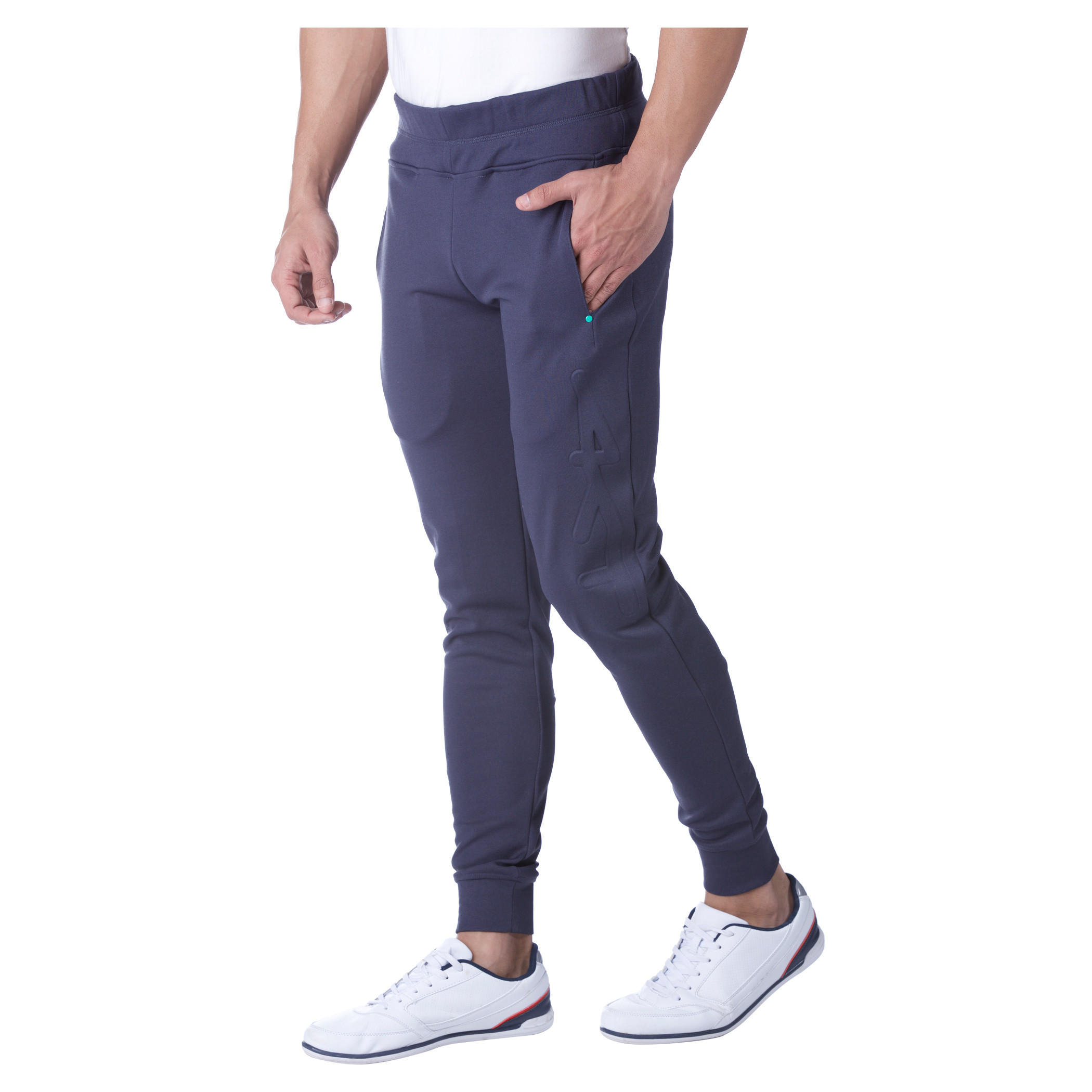 Kappa Solid Colour Jog Pants-men-clothing-sportswearandactivewear-bottoms-image-3