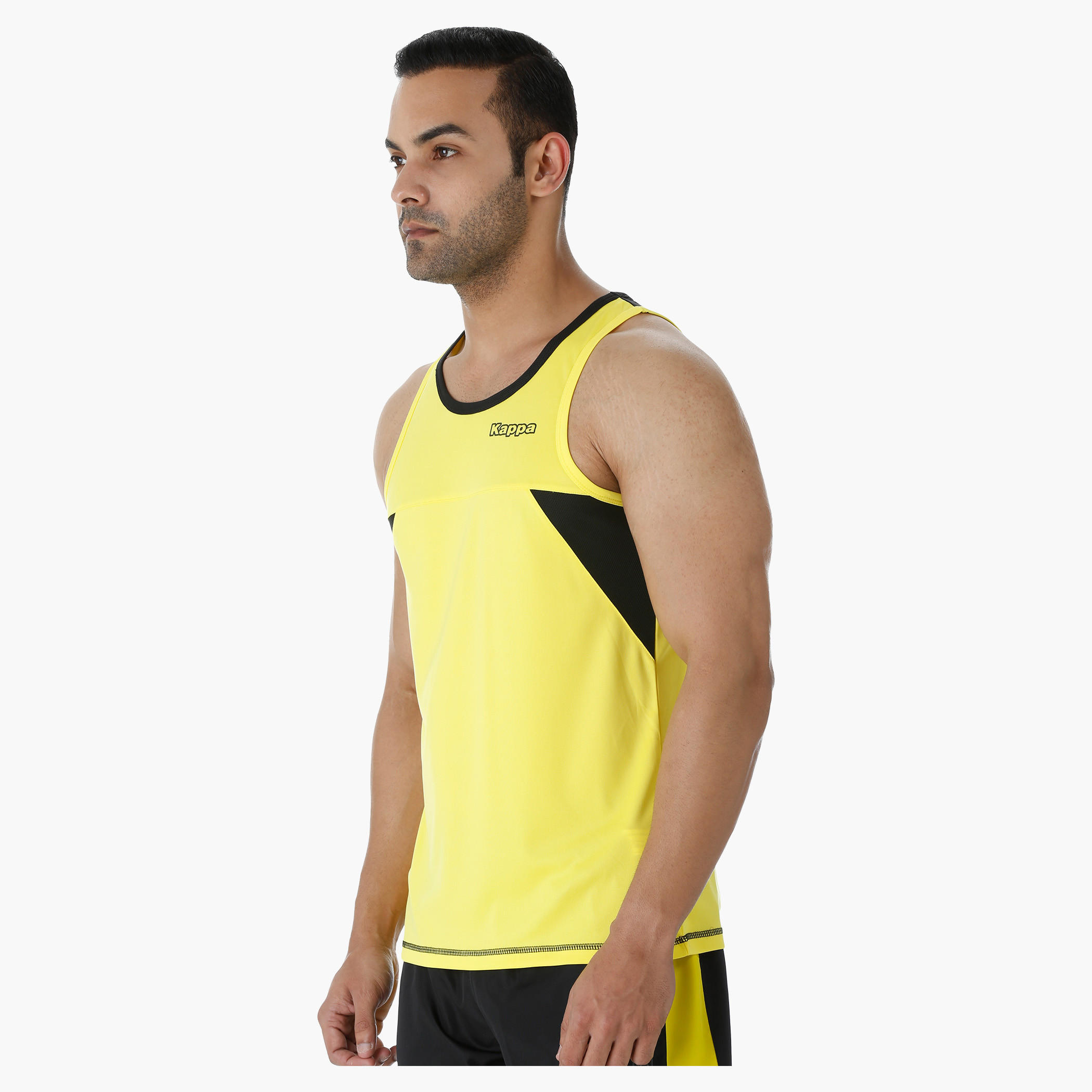 Kappa Sleeveless T-shirt with Round Neck and Mesh Insert-men-clothing-sportswearandactivewear-tshirtsandpolos-image-8