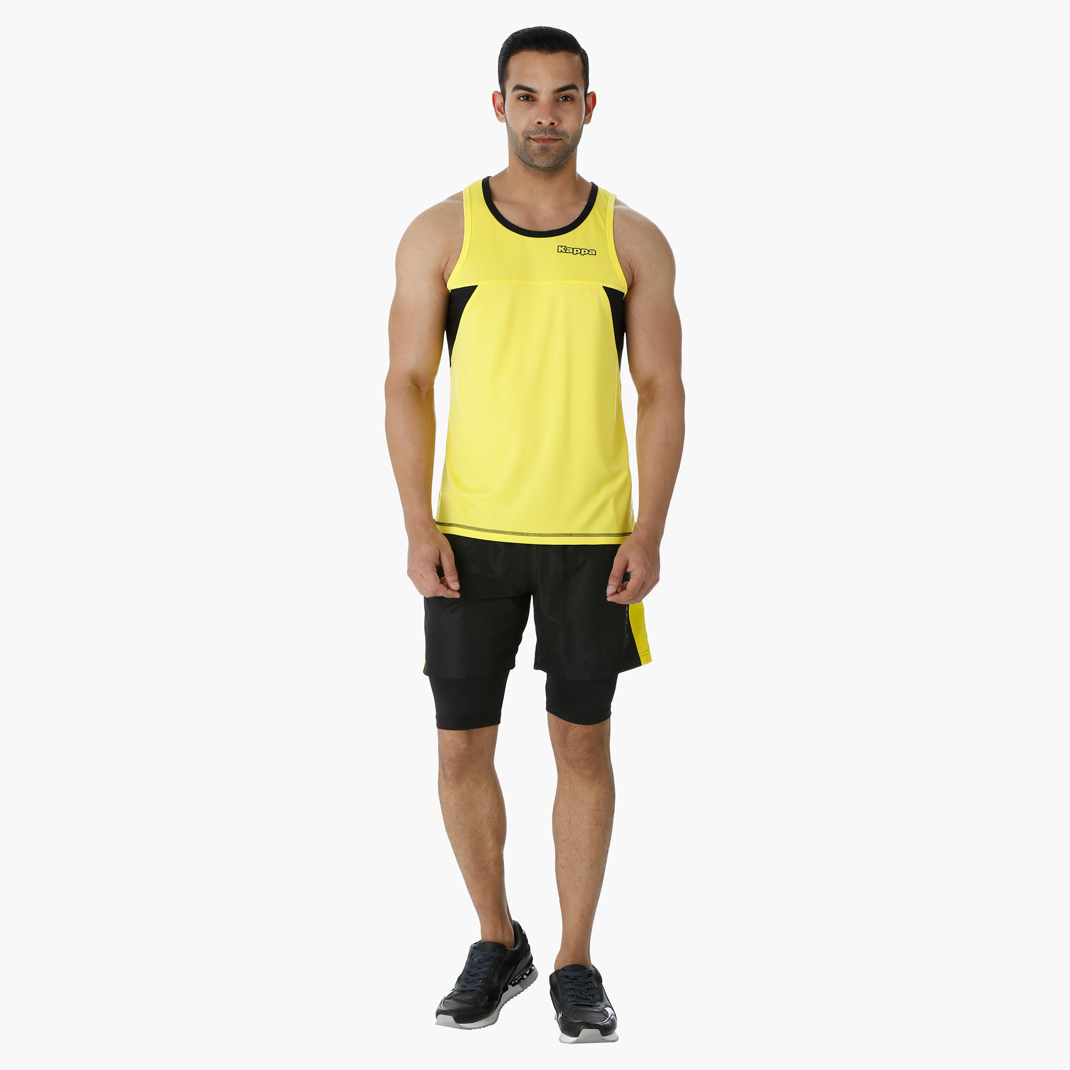 Kappa Sleeveless T-shirt with Round Neck and Mesh Insert-men-clothing-sportswearandactivewear-tshirtsandpolos-image-10