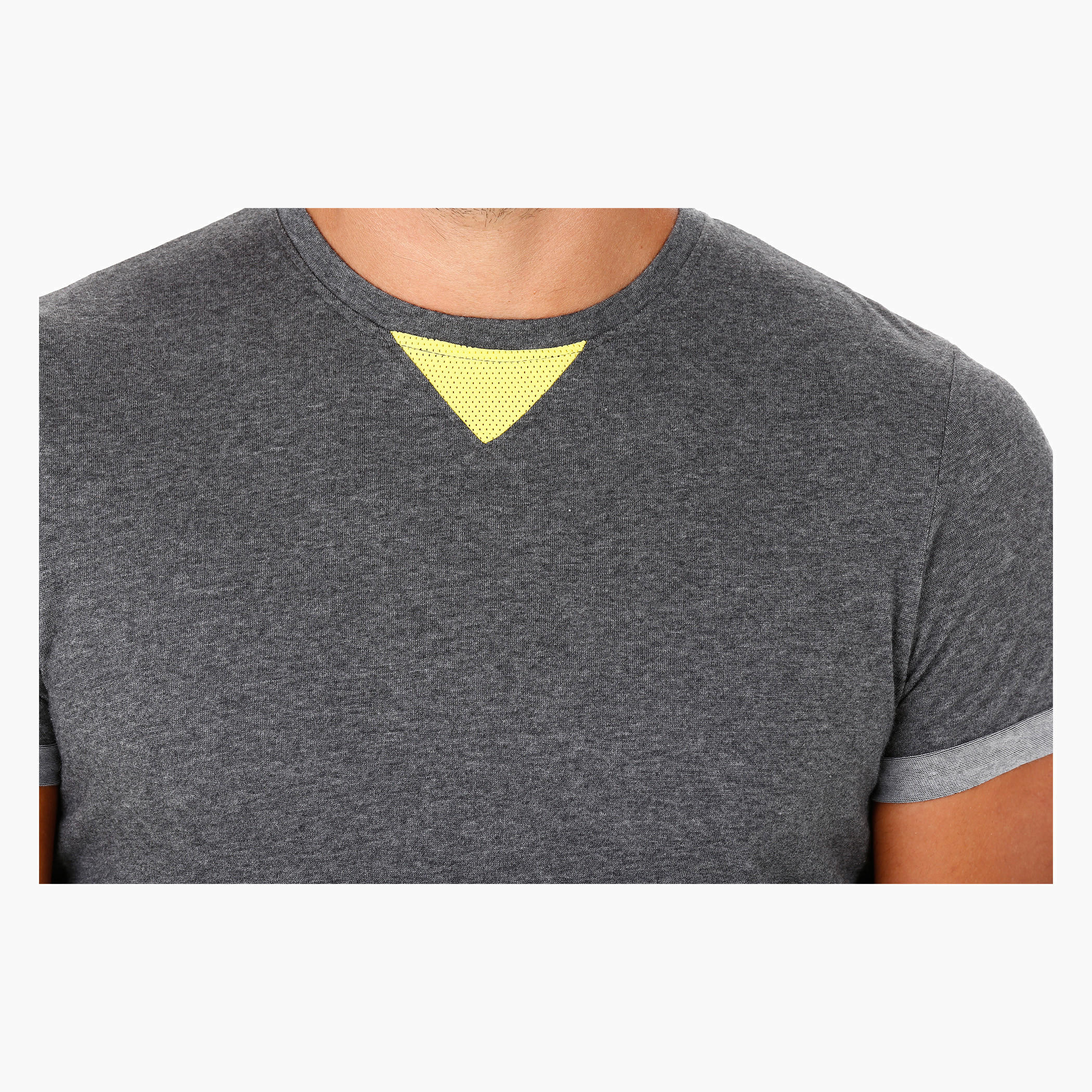 Kappa Round Neck T-Shirt with High-low Hem and Short sleeves-men-clothing-sportswearandactivewear-tshirtsandpolos-image-4