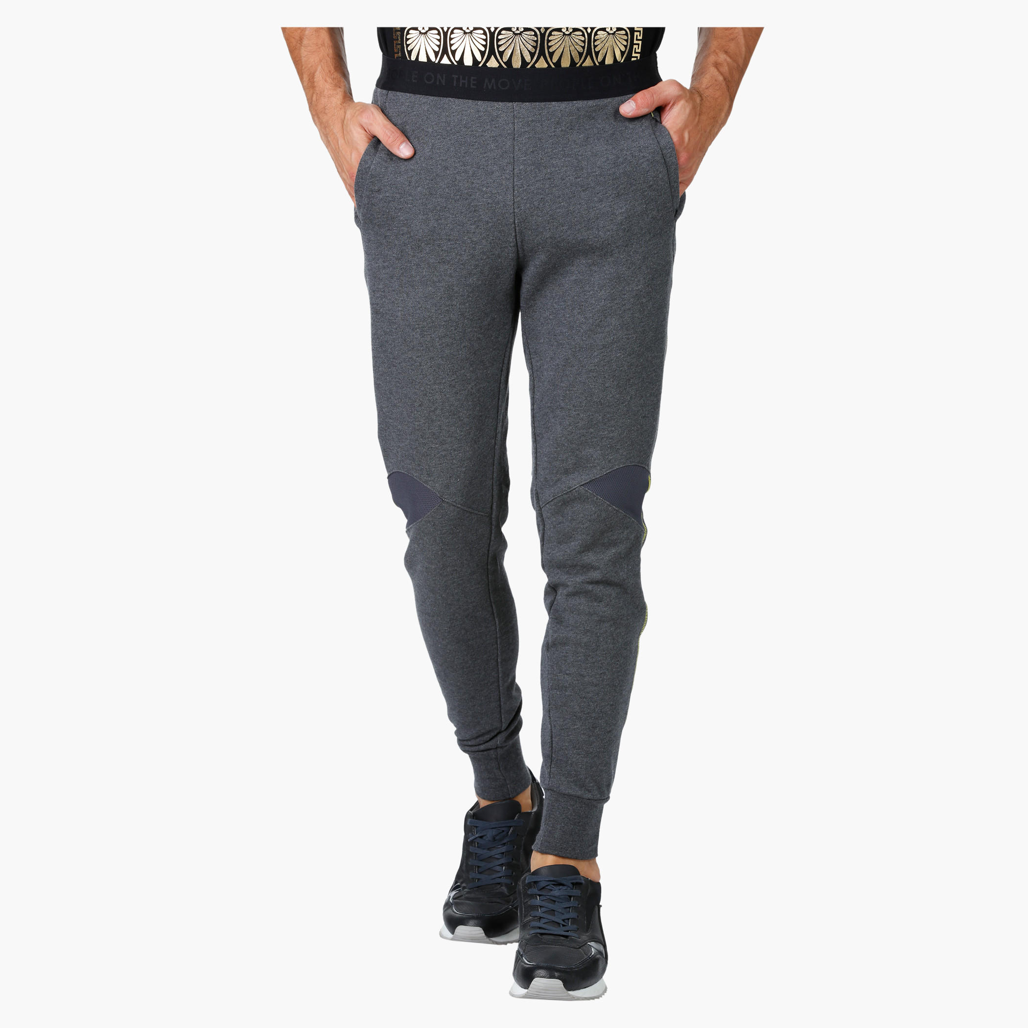 Kappa Jog Pants with Contrast Waistband in Regular Fit-men-clothing-bottoms-joggers-image-1