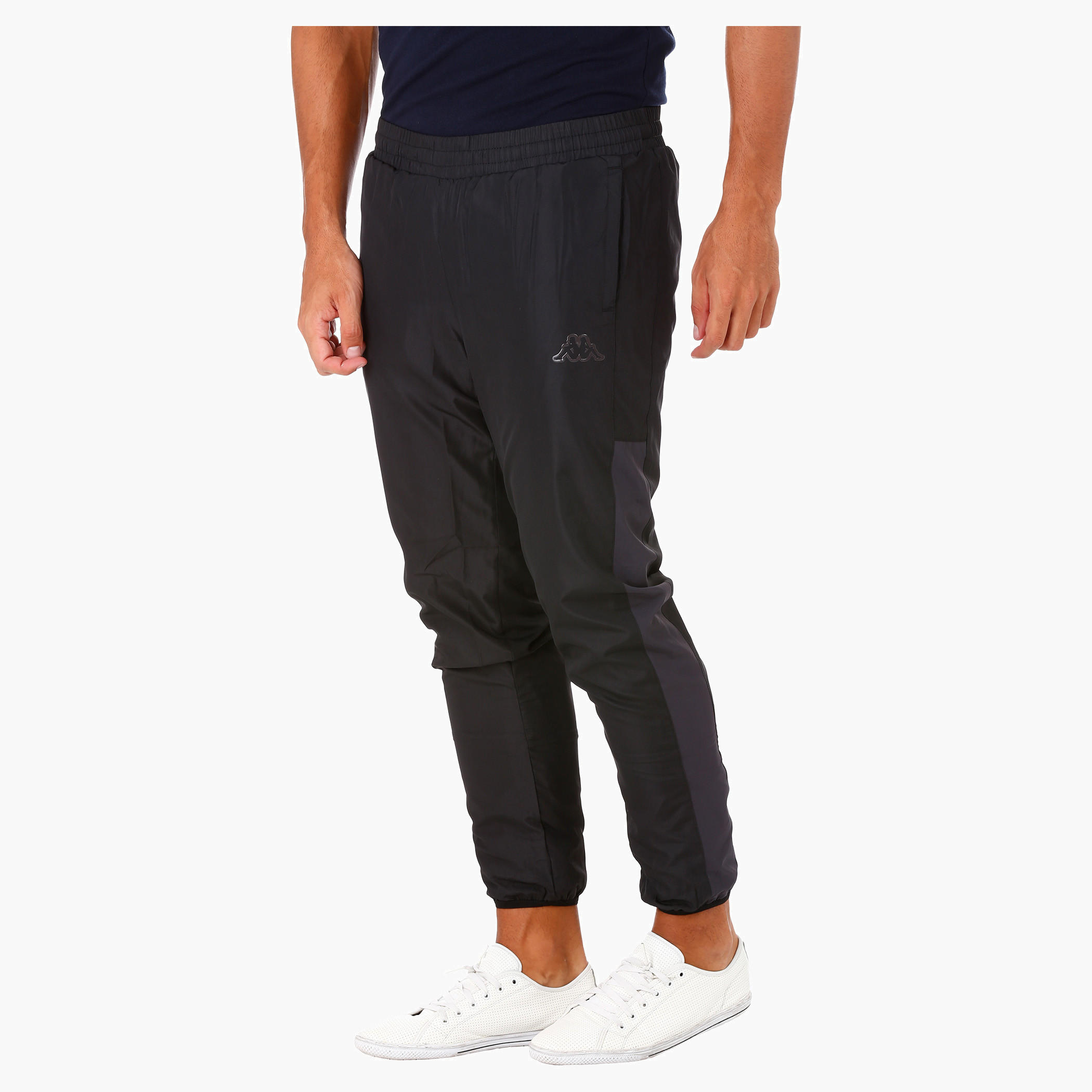 Kappa Regular-fit Trousers with Side Cut and Sew-men-clothing-sportswearandactivewear-bottoms-image-3