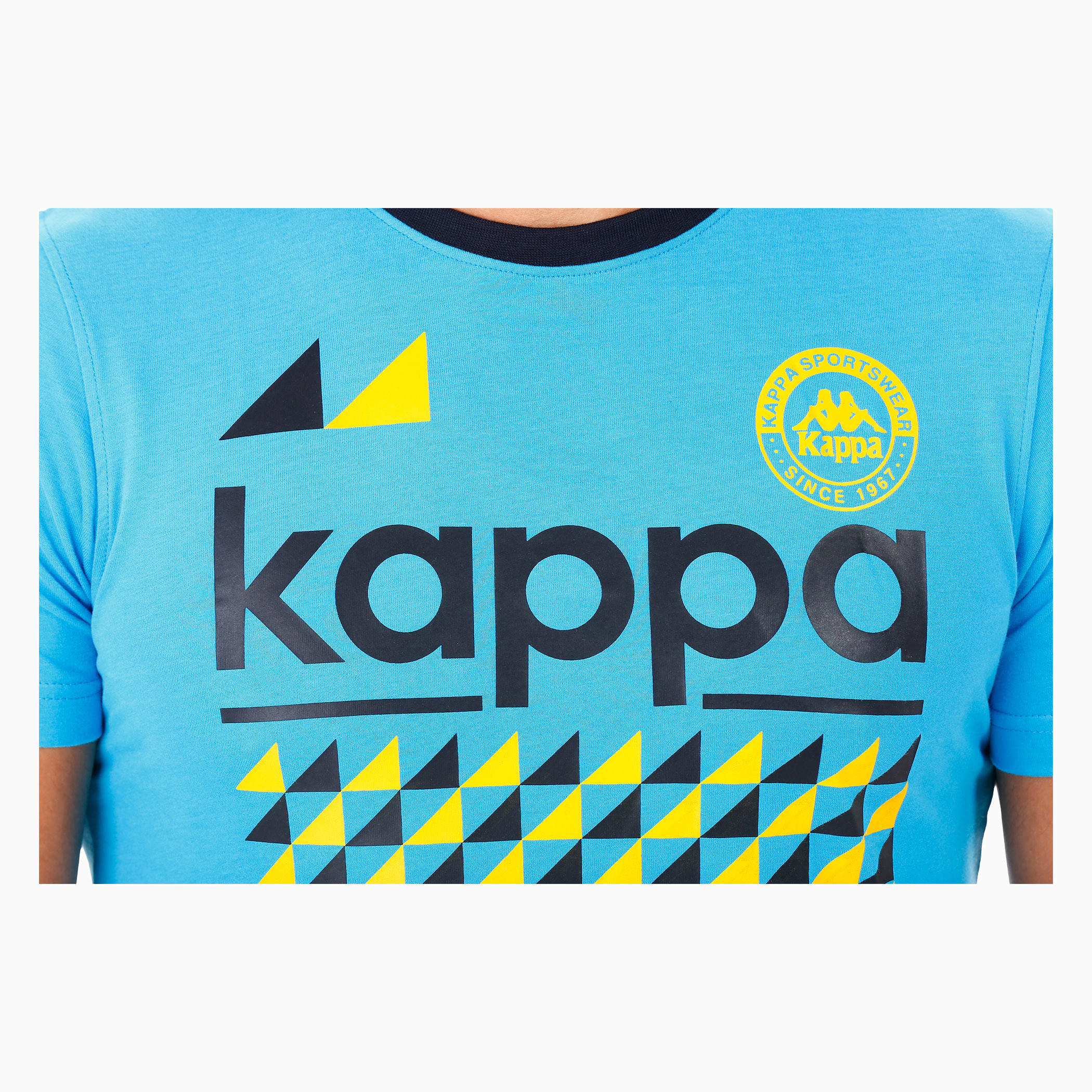 Kappa Printed Cotton T-Shirt in and Short Sleeves-men-clothing-sportswearandactivewear-tshirtsandpolos-image-4