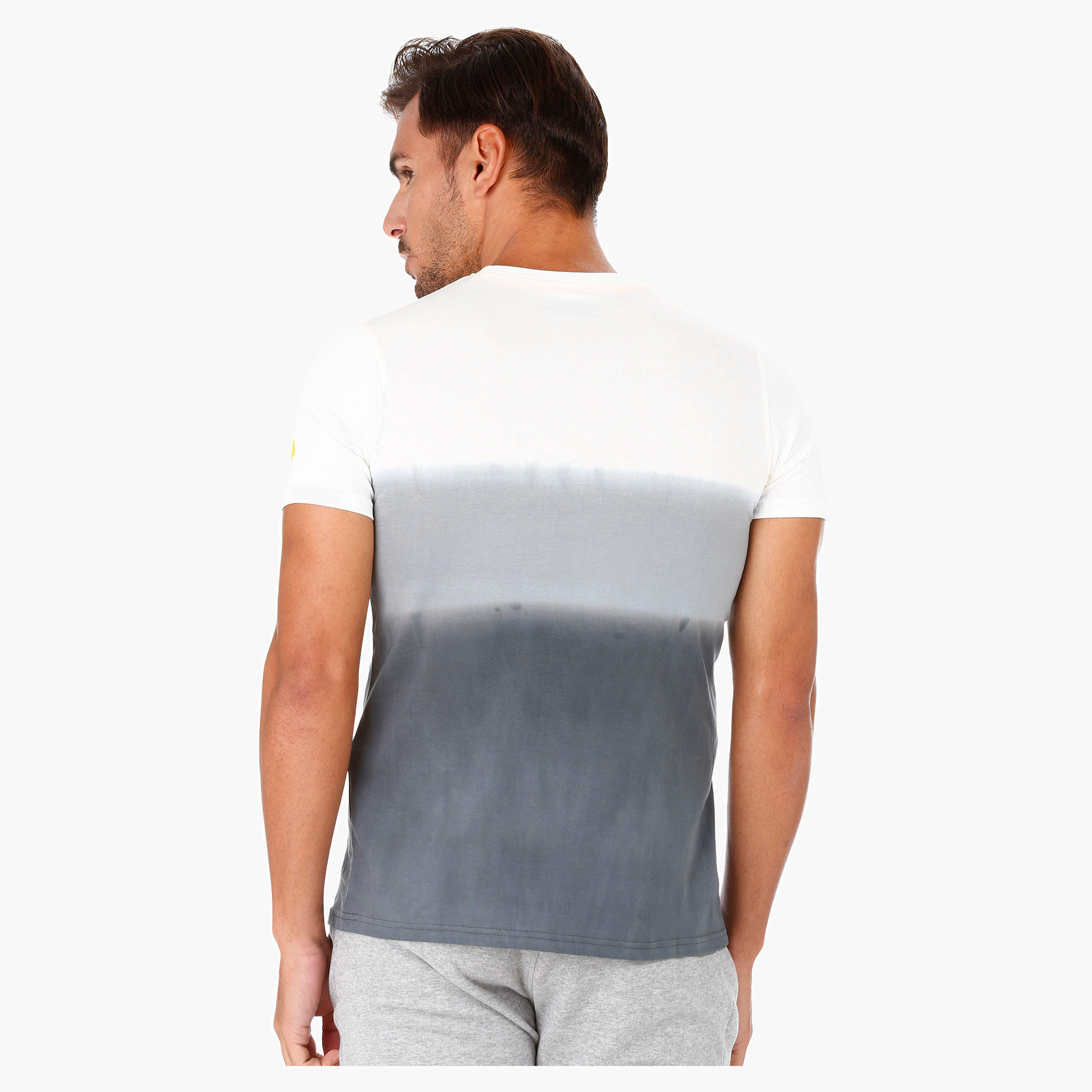 Kappa Ombre Cotton T-Shirt with Crew Neck and Short Sleeves-men-clothing-sportswearandactivewear-tshirtsandpolos-image-7