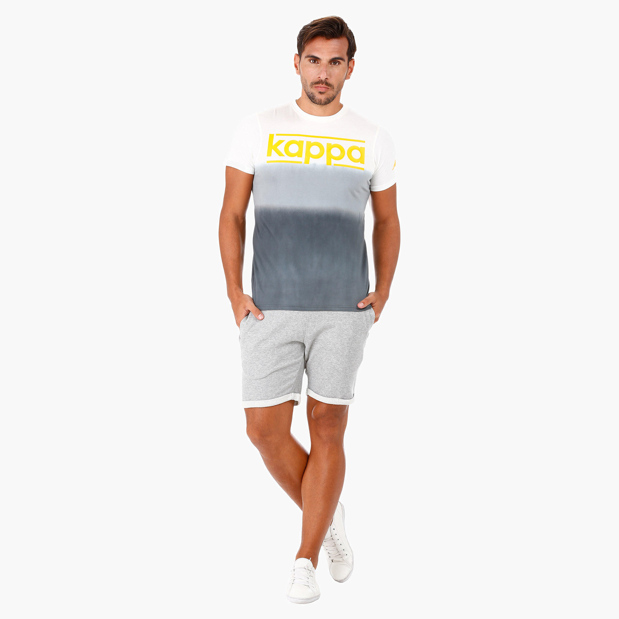 Kappa Ombre Cotton T-Shirt with Crew Neck and Short Sleeves-men-clothing-sportswearandactivewear-tshirtsandpolos-image-10