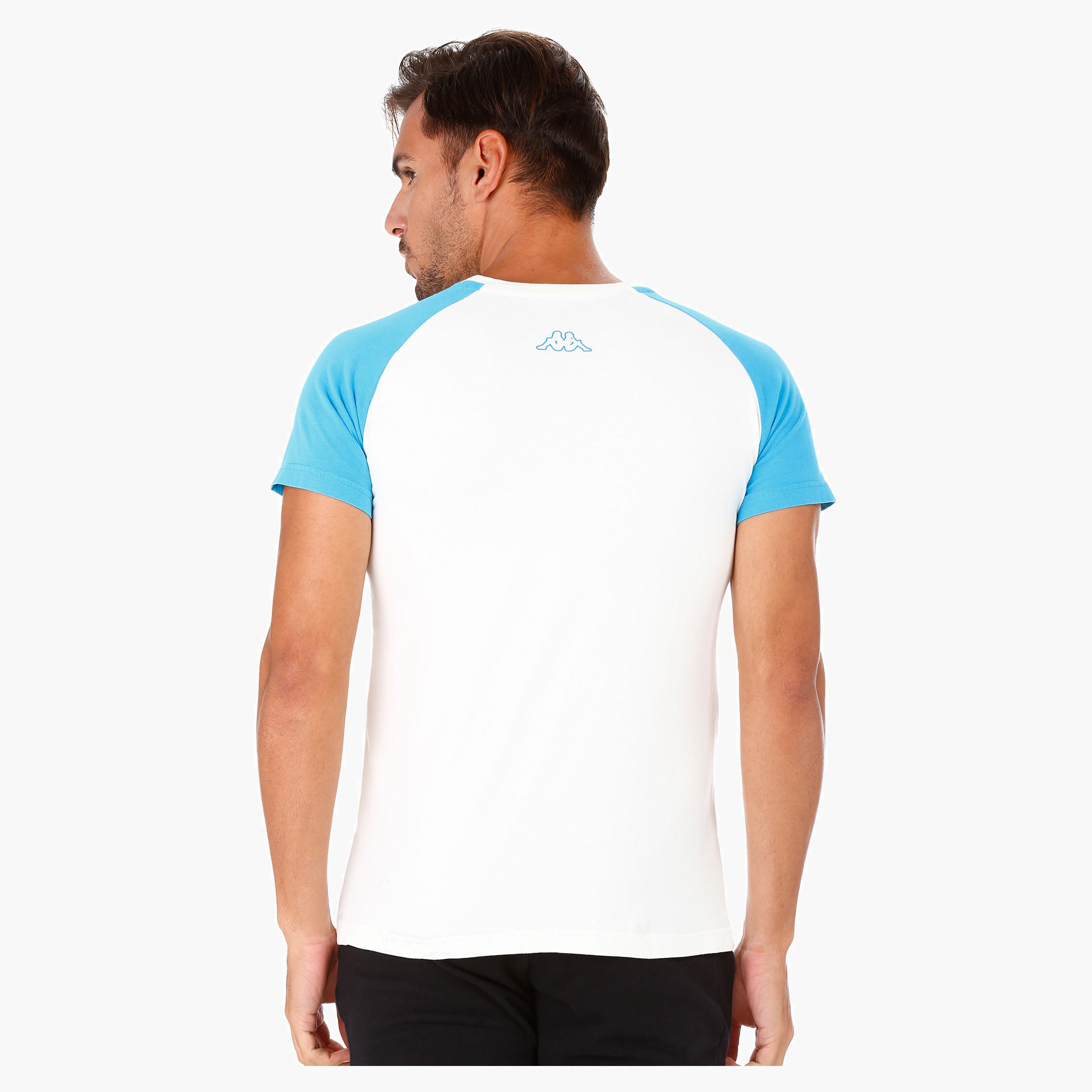 Kappa Printed Cotton T-Shirt with Crew Neck and Short Sleeves-men-clothing-sportswearandactivewear-tshirtsandpolos-image-2