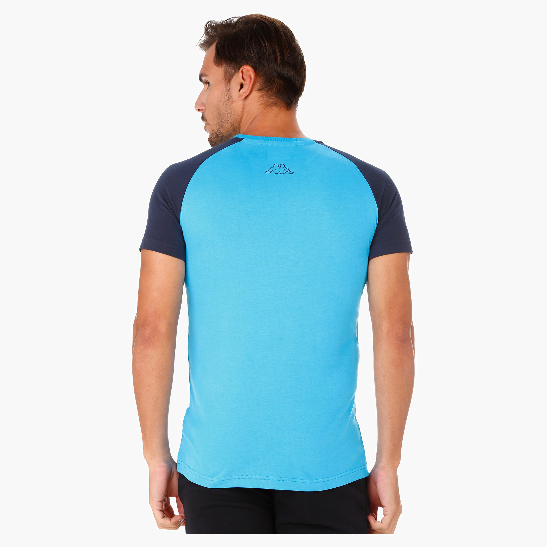 Kappa Printed Cotton T-Shirt with Crew Neck and Short Sleeves-men-clothing-sportswearandactivewear-tshirtsandpolos-image-7