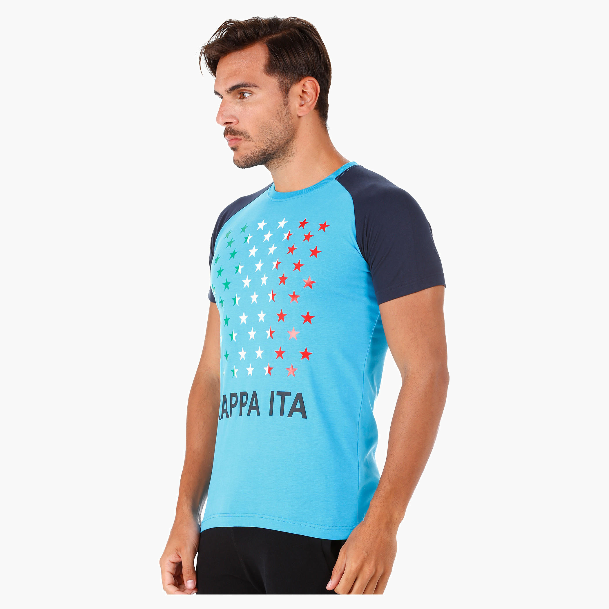 Kappa Printed Cotton T-Shirt with Crew Neck and Short Sleeves-men-clothing-sportswearandactivewear-tshirtsandpolos-image-8