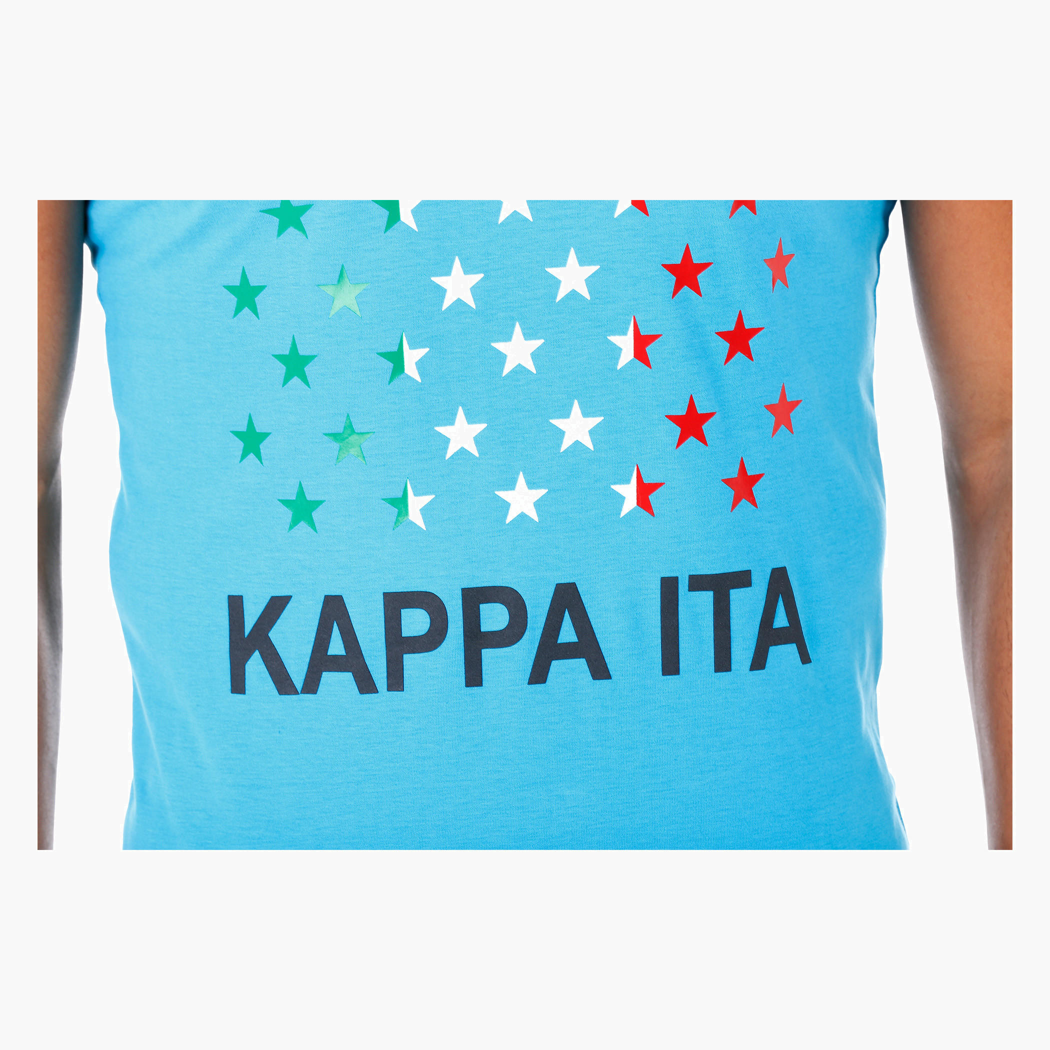 Kappa Printed Cotton T-Shirt with Crew Neck and Short Sleeves-men-clothing-sportswearandactivewear-tshirtsandpolos-image-9