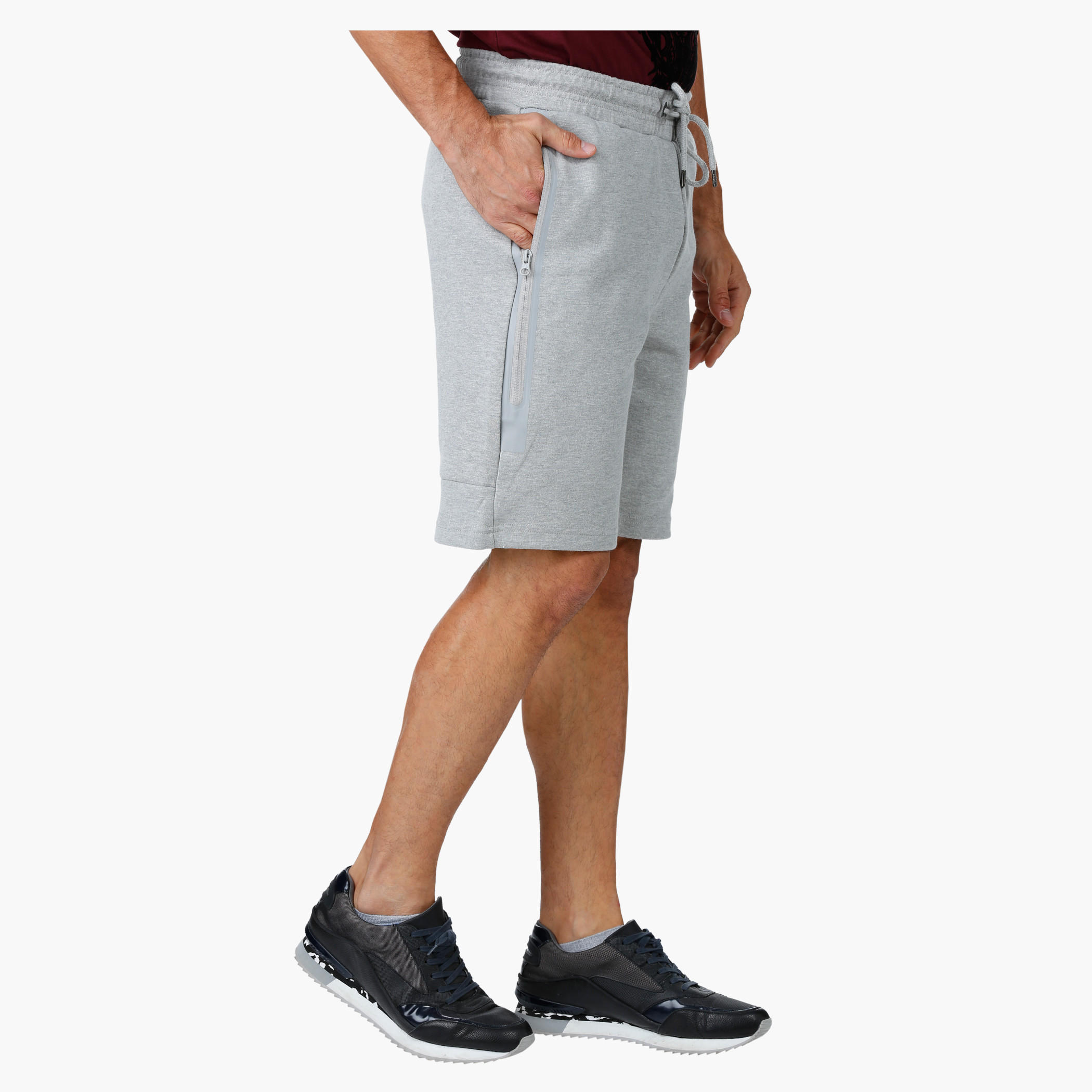 Kappa Shorts with Side Zipper in Regular Fit-men-clothing-sportswearandactivewear-bottoms-image-3