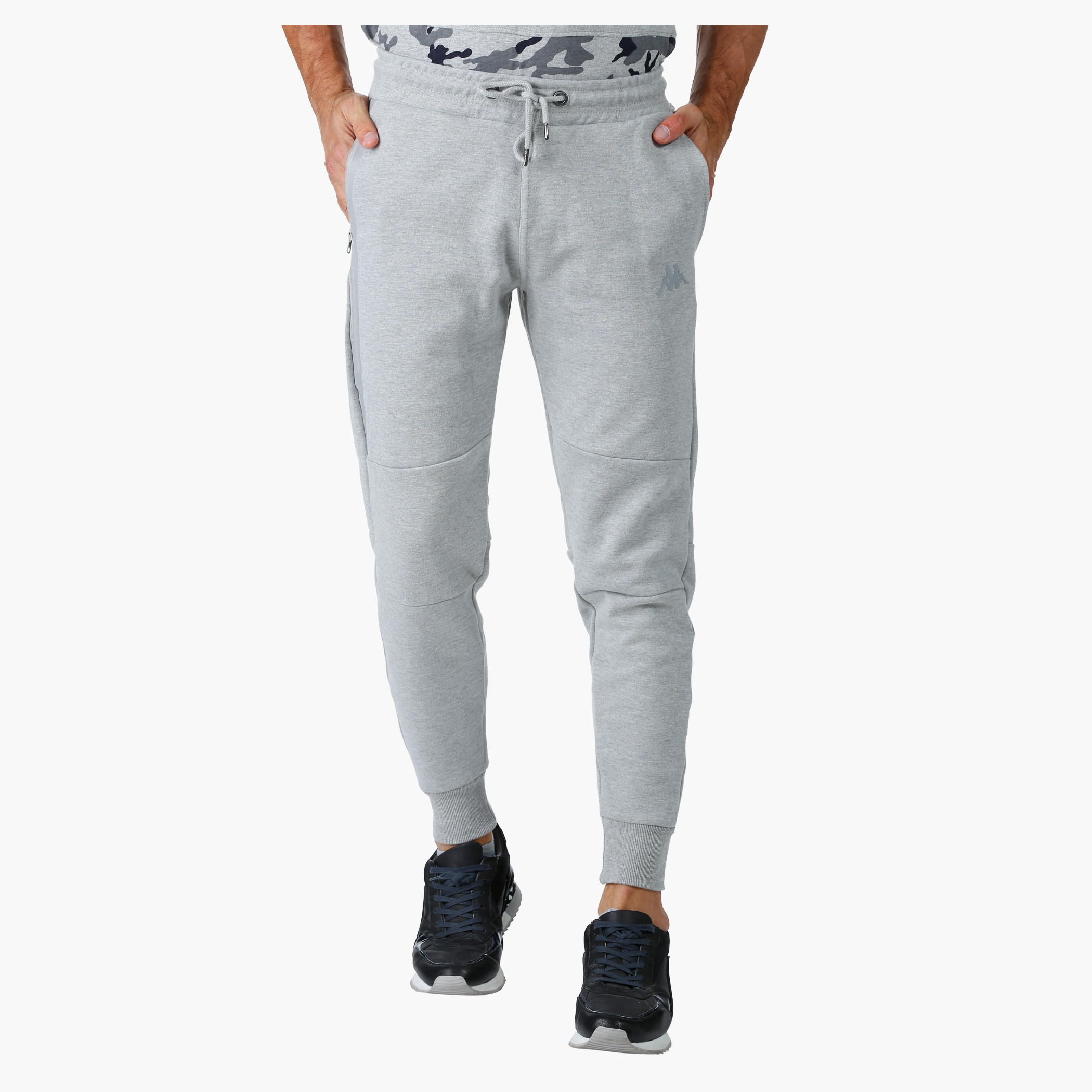 Kappa Jog Pants with Side Zipper in Regular Fit-men-clothing-sportswearandactivewear-bottoms-image-1