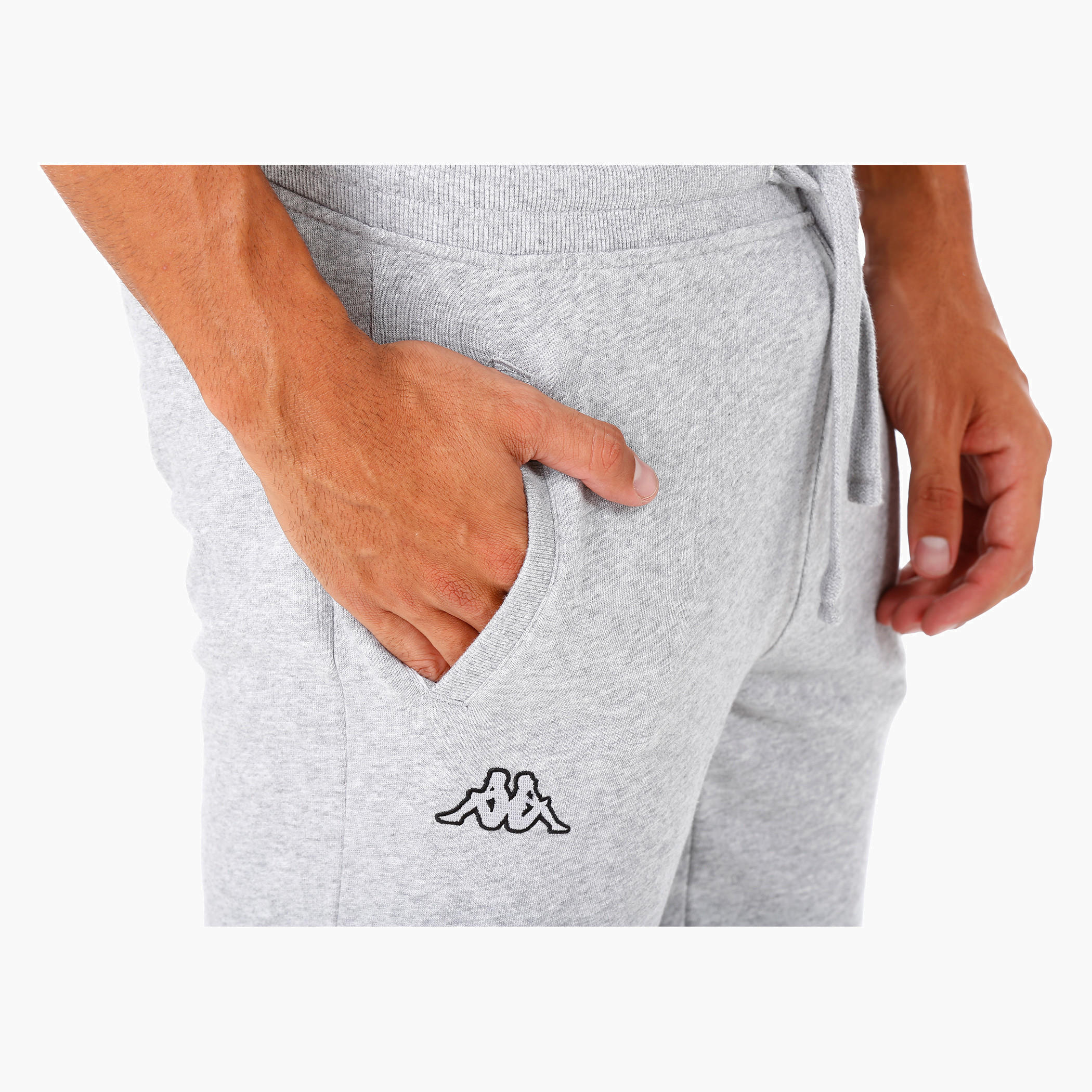 Kappa Cotton Shorts with Drawcords in Regular Fit-men-clothing-bottoms-shorts-image-4