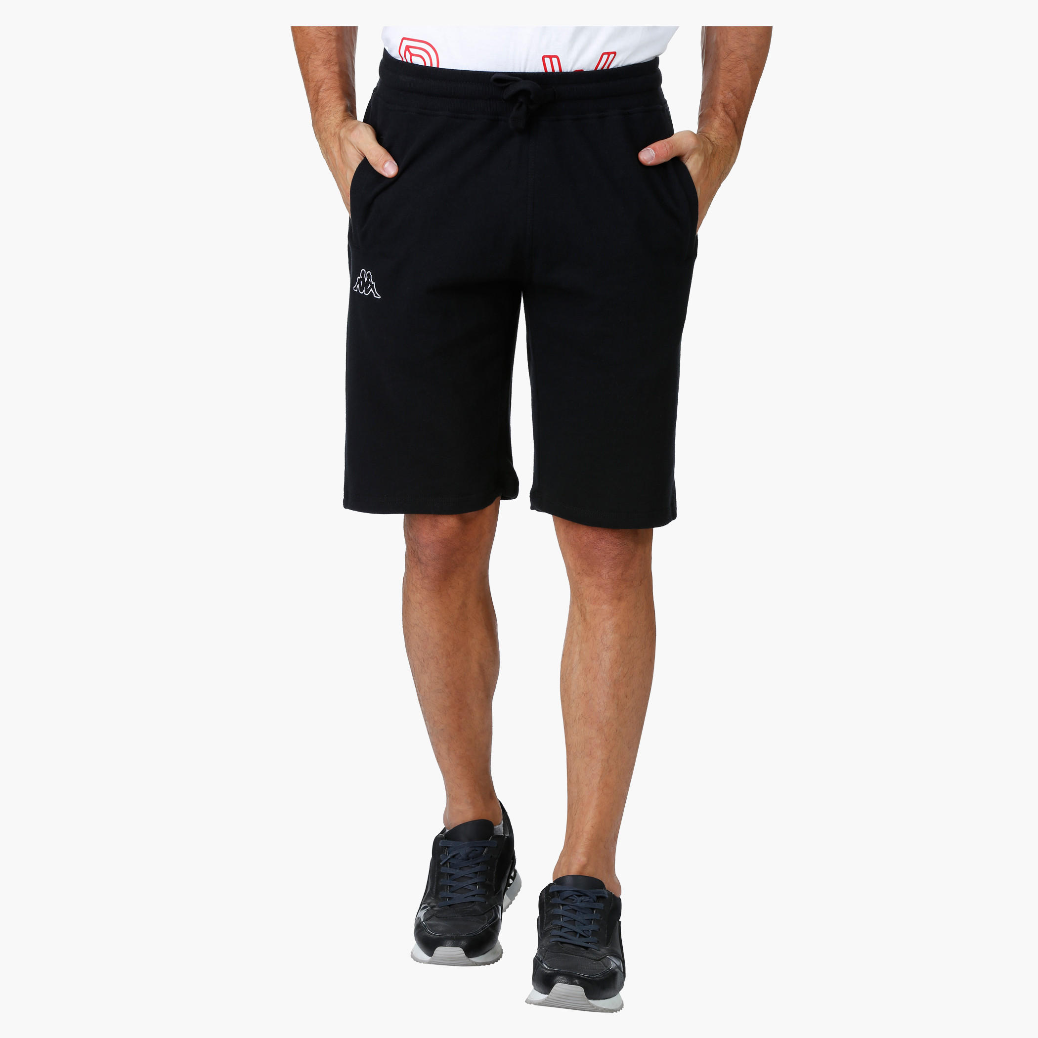 Kappa Embroidered Cotton Shorts-men-clothing-sportswearandactivewear-bottoms-image-1