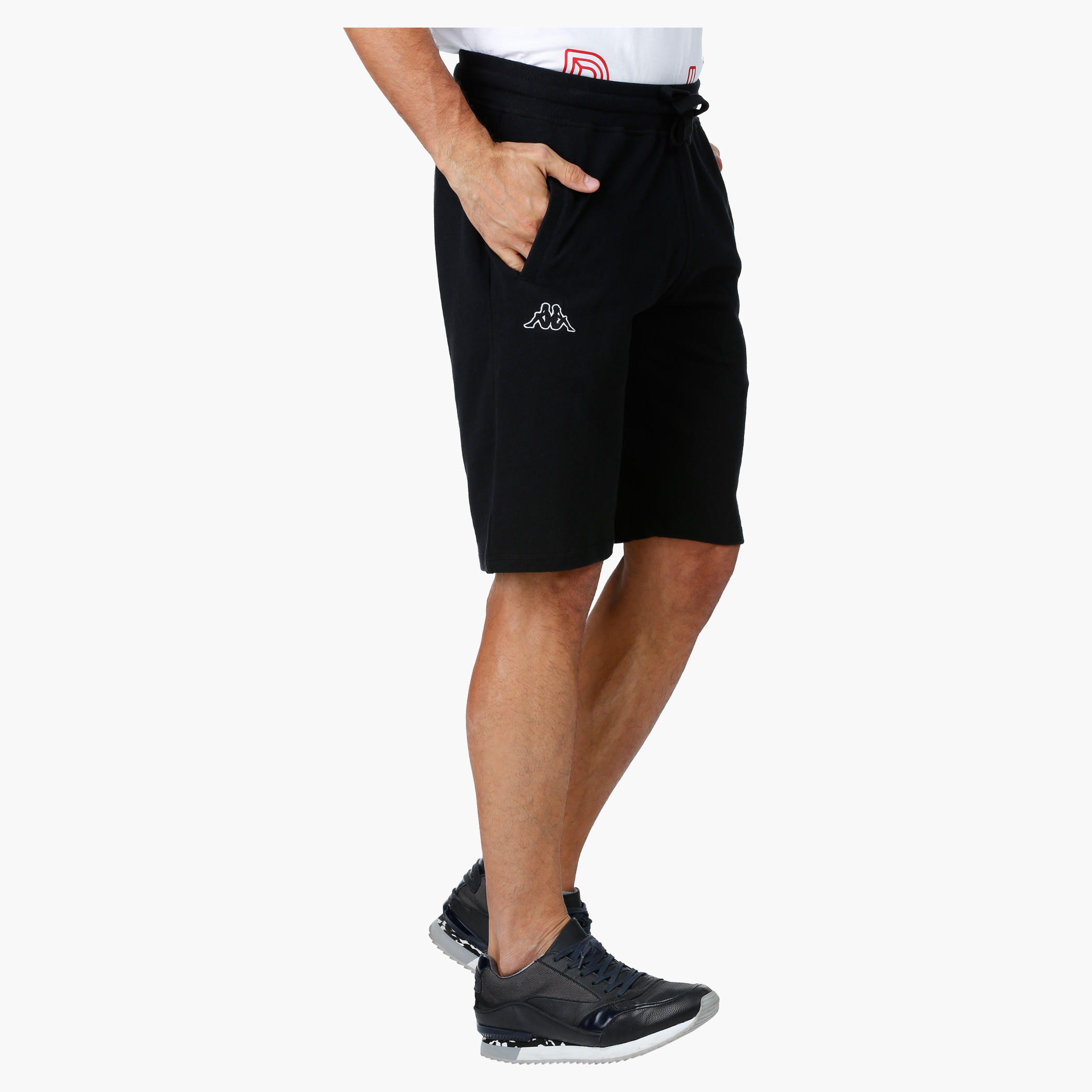 Kappa Embroidered Cotton Shorts-men-clothing-sportswearandactivewear-bottoms-image-3