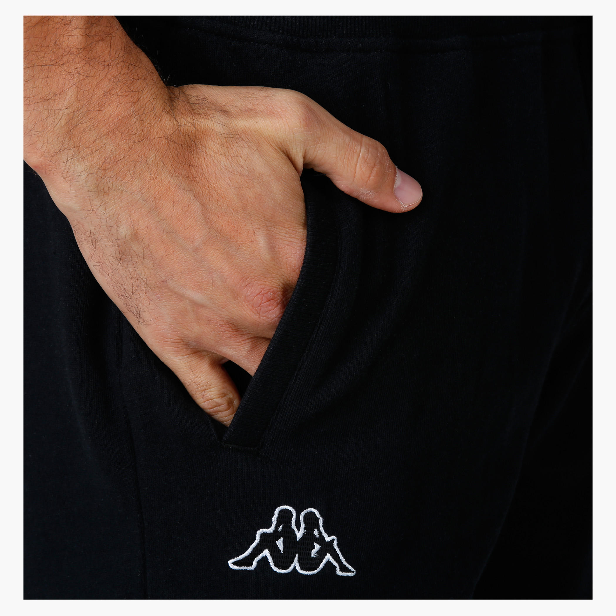 Kappa Embroidered Cotton Shorts-men-clothing-sportswearandactivewear-bottoms-image-4