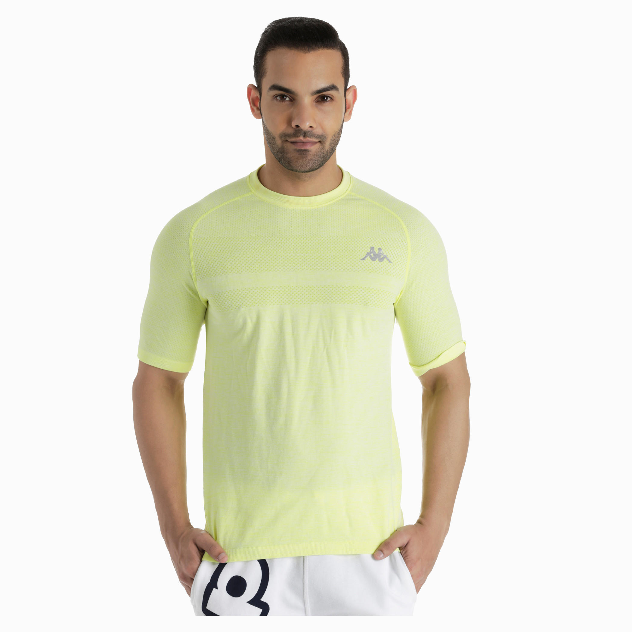 Kappa T-Shirt with Raglan Sleeves and Seamless Pattern in Regular Fit-men-clothing-sportswearandactivewear-tshirtsandpolos-image-1
