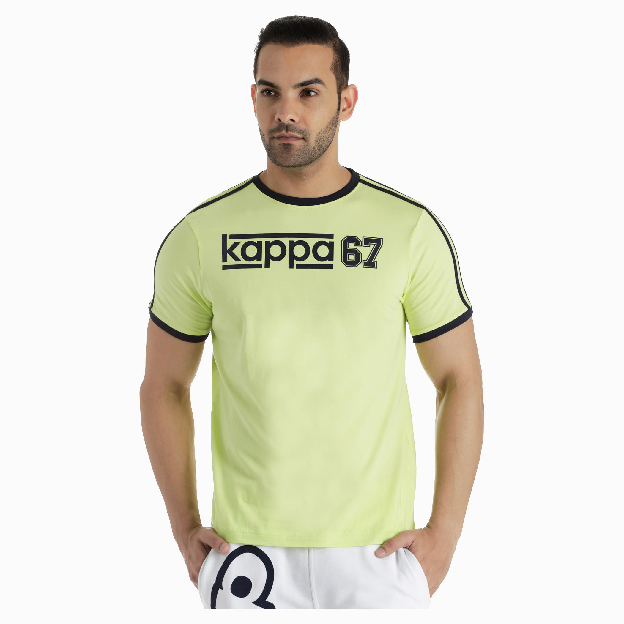 Kappa T-Shirt with Contrast Binding in Regular Fit-men-clothing-sportswearandactivewear-tshirtsandpolos-image-1