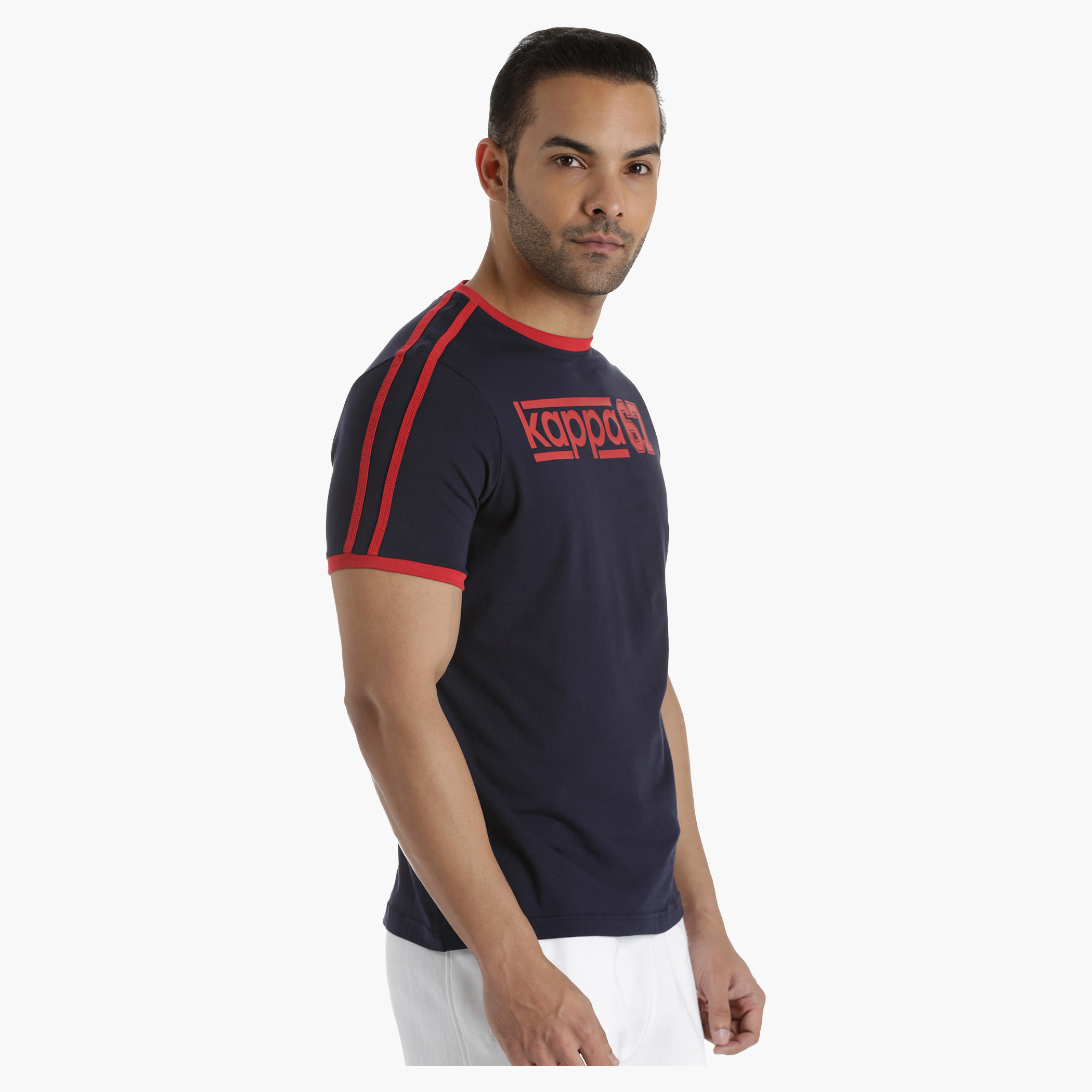 Kappa T-Shirt with Contrast Binding in Regular Fit-men-clothing-tshirtsandpolos-tshirts-image-3