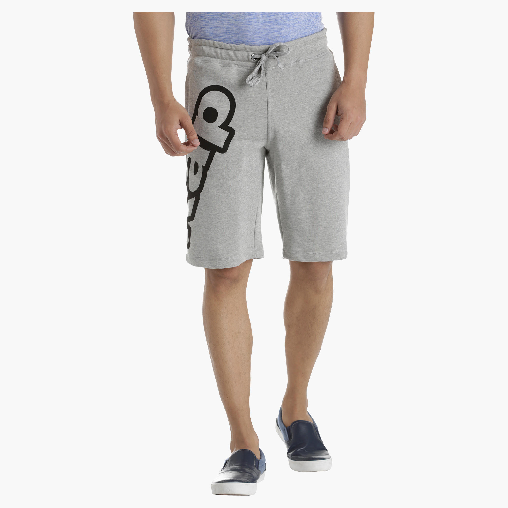 Kappa Printed Jog Shorts in Regular Fit-men-clothing-sportswearandactivewear-bottoms-image-1