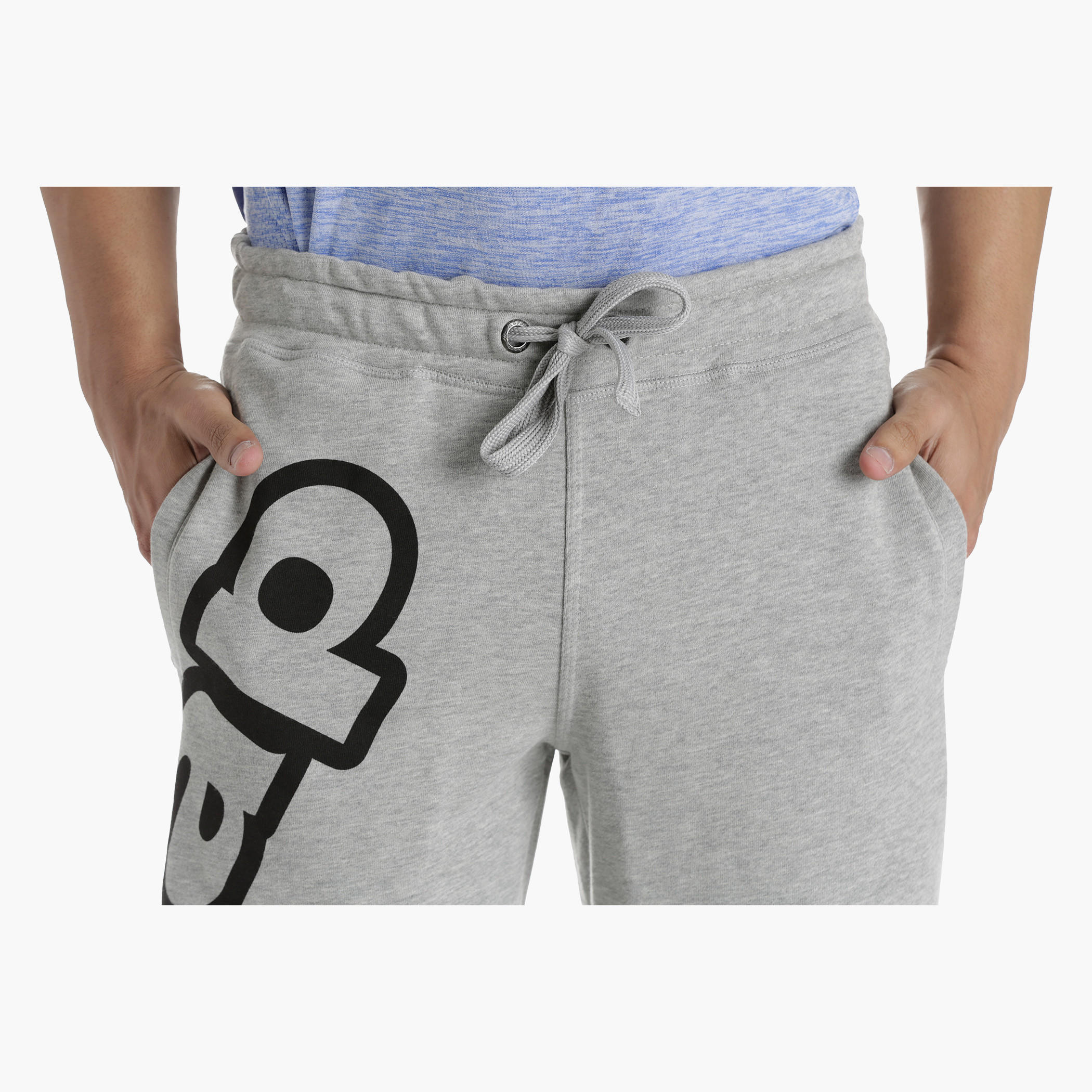 Kappa Printed Jog Shorts in Regular Fit-men-clothing-sportswearandactivewear-bottoms-image-4