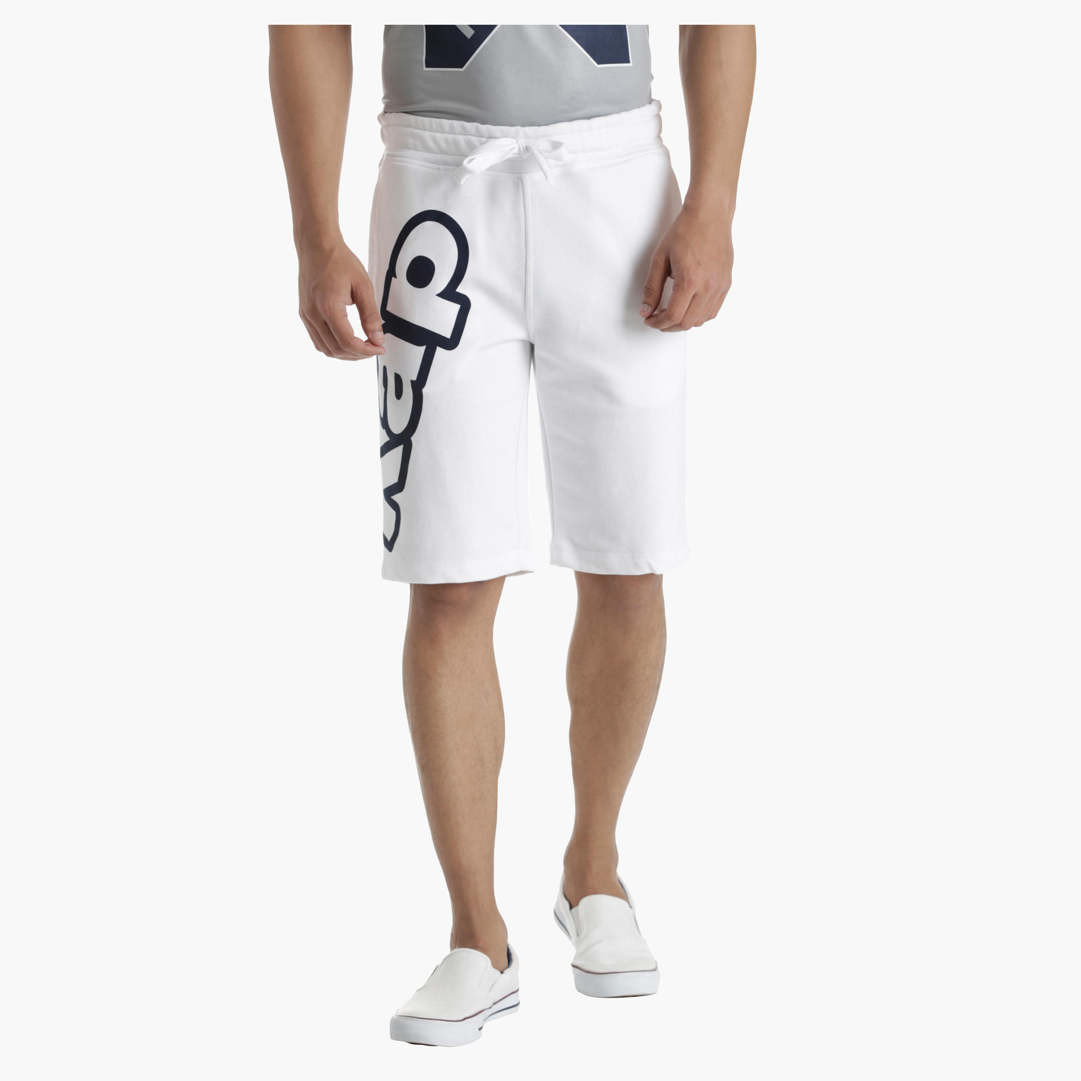 Kappa Printed Jog Shorts in Regular Fit-men-clothing-sportswearandactivewear-bottoms-image-1