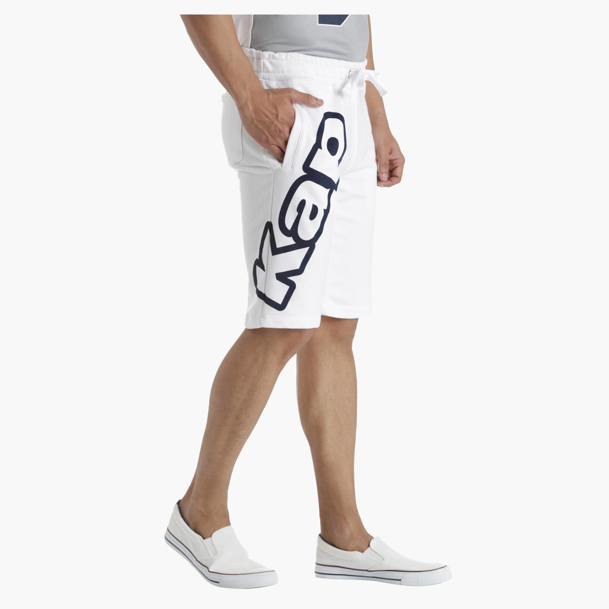 Kappa Printed Jog Shorts in Regular Fit-men-clothing-sportswearandactivewear-bottoms-image-3