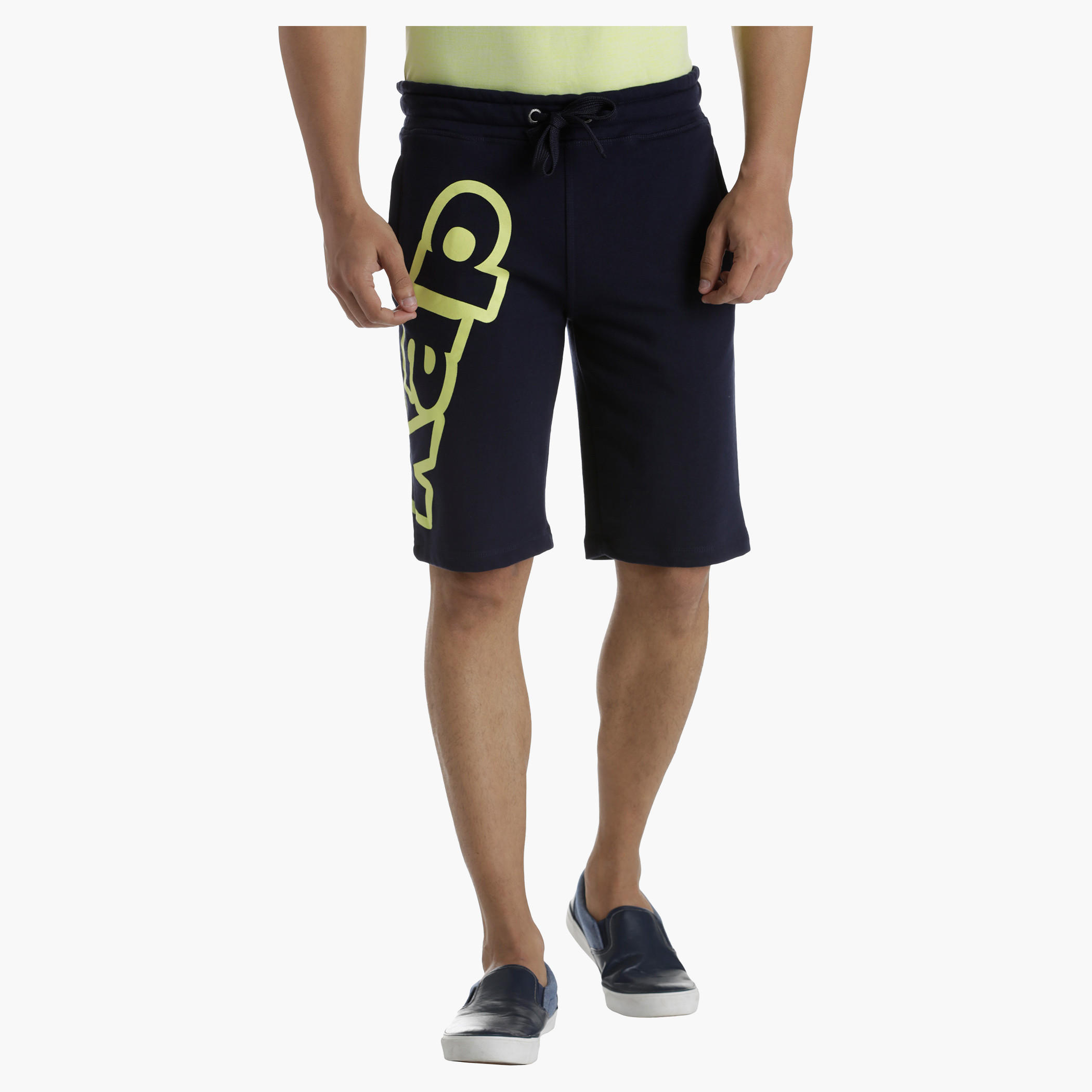 Kappa Printed Jog Shorts in Regular Fit-men-clothing-sportswearandactivewear-bottoms-image-6