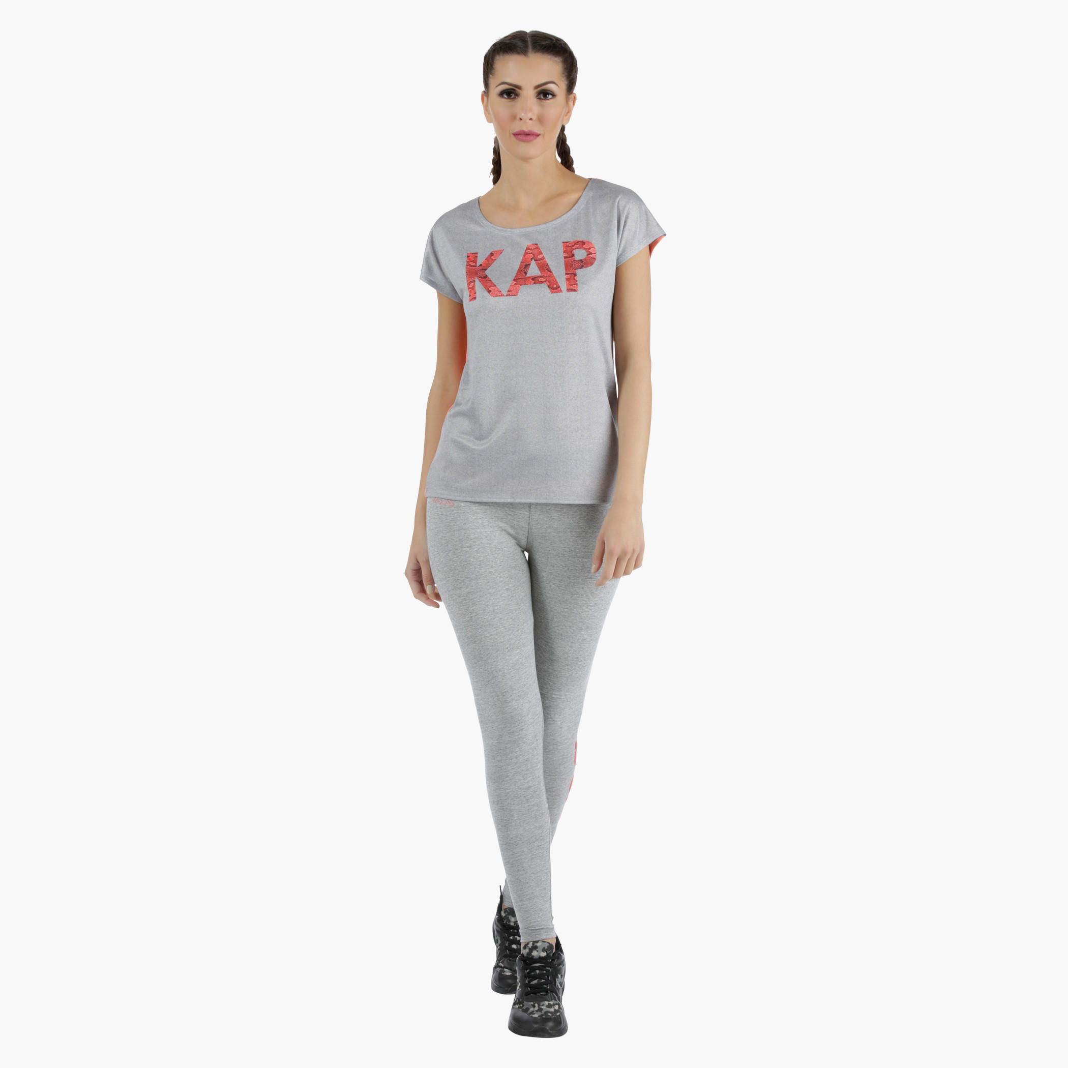 Kappa T-Shirt with Cap Sleeves-women-clothing-sportswearandactivewear-tshirtsandvests-image-5