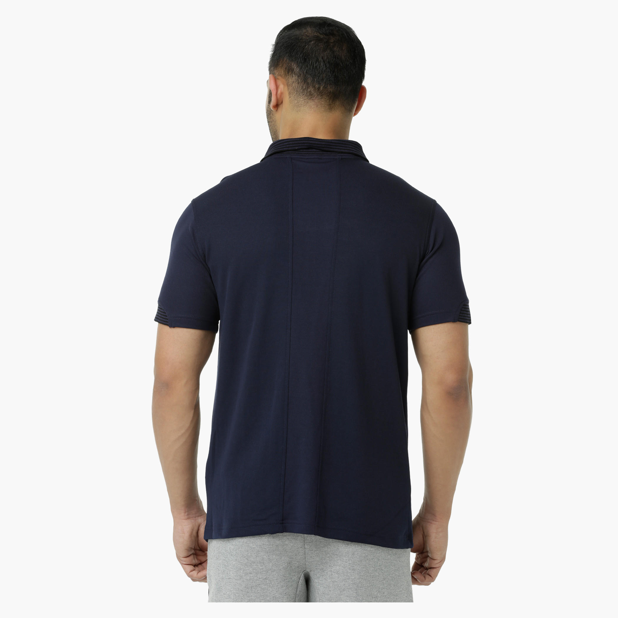 Kappa Polo Neck T-Shirt with Chest Applique-men-clothing-tshirtsandpolos-polos-image-2