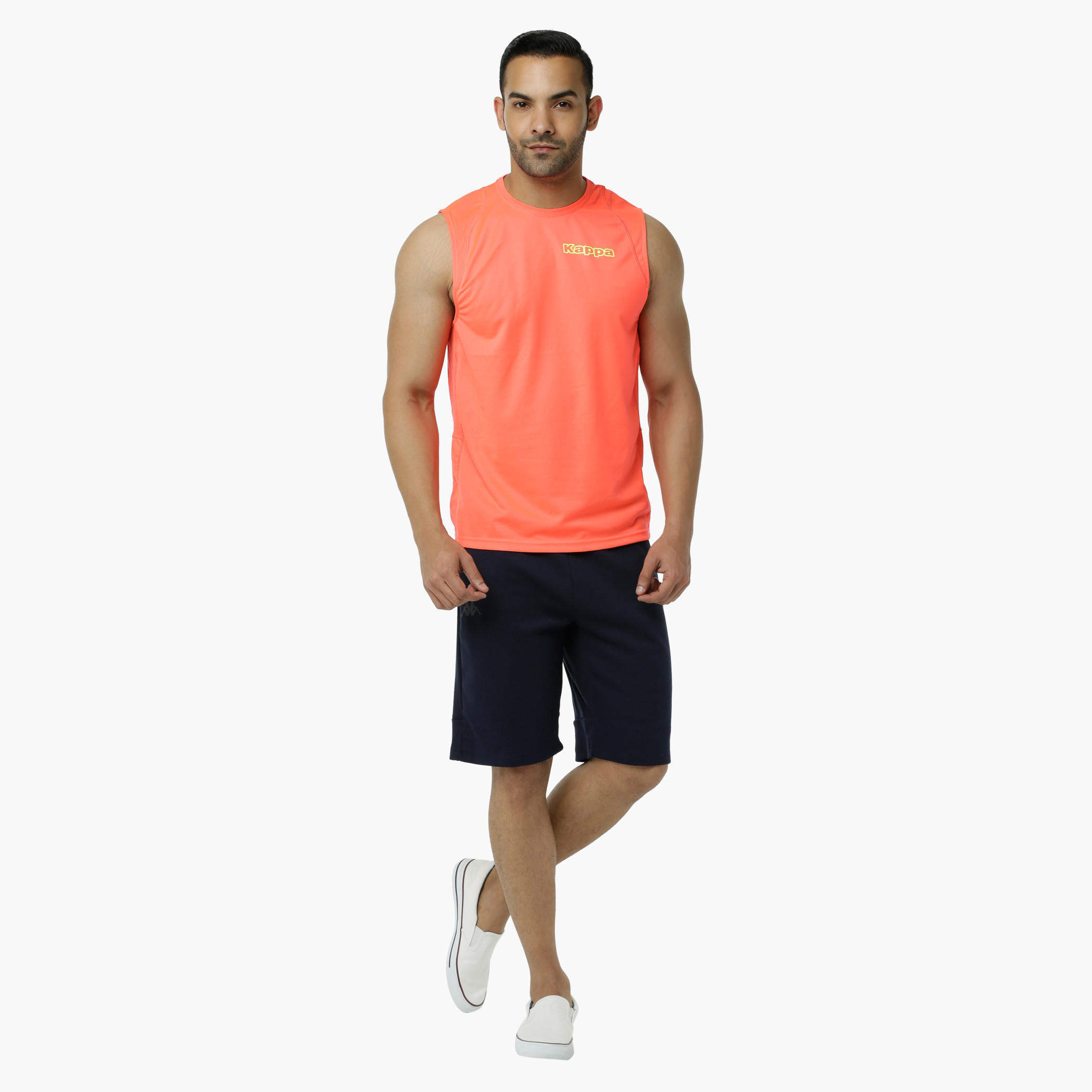 Kappa Jog Shorts with Zip Pockets-men-clothing-sportswearandactivewear-bottoms-image-1