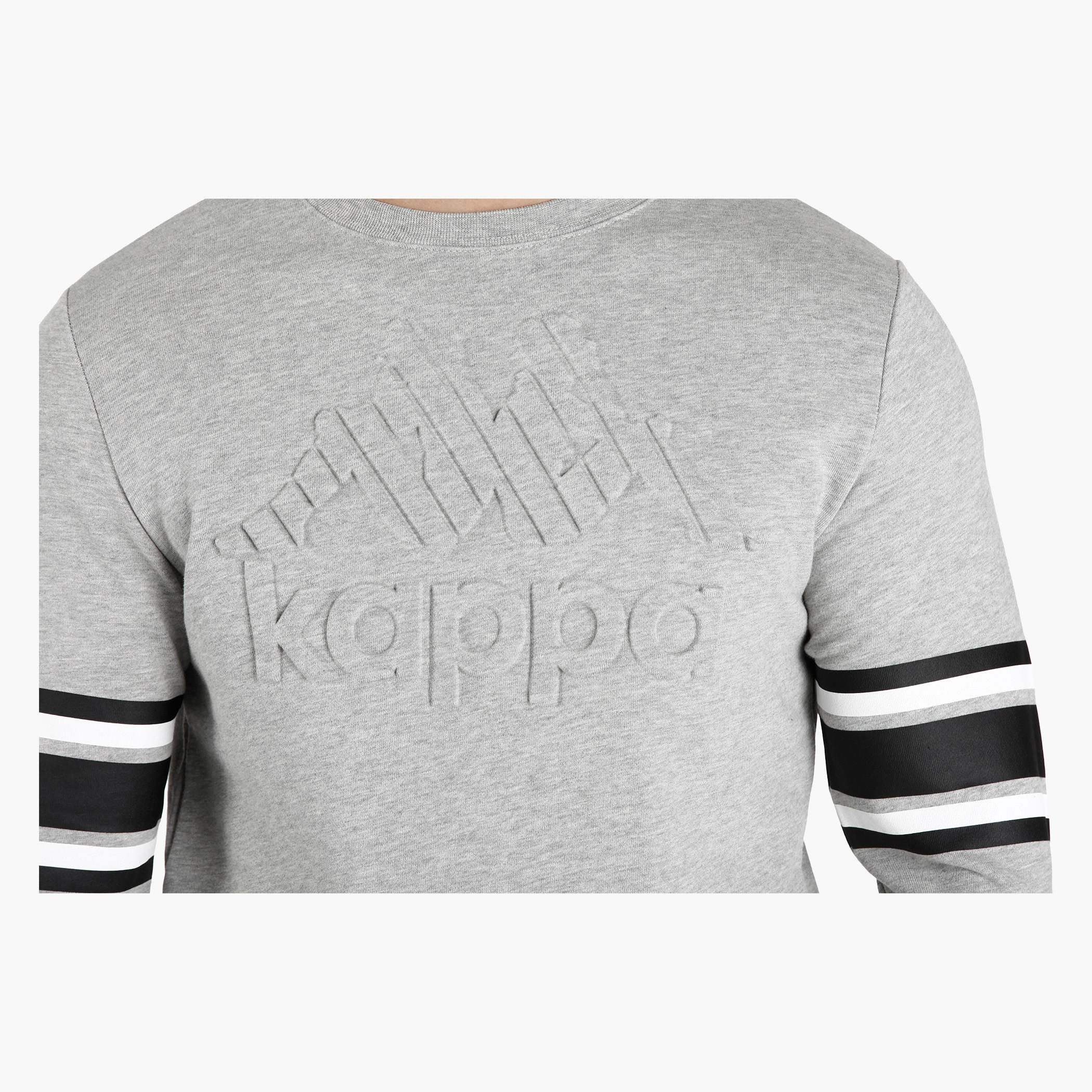 Kappa Printed Sweatshirt with Long Sleeves-men-winterwear-hoodiesandsweatshirts-image-2