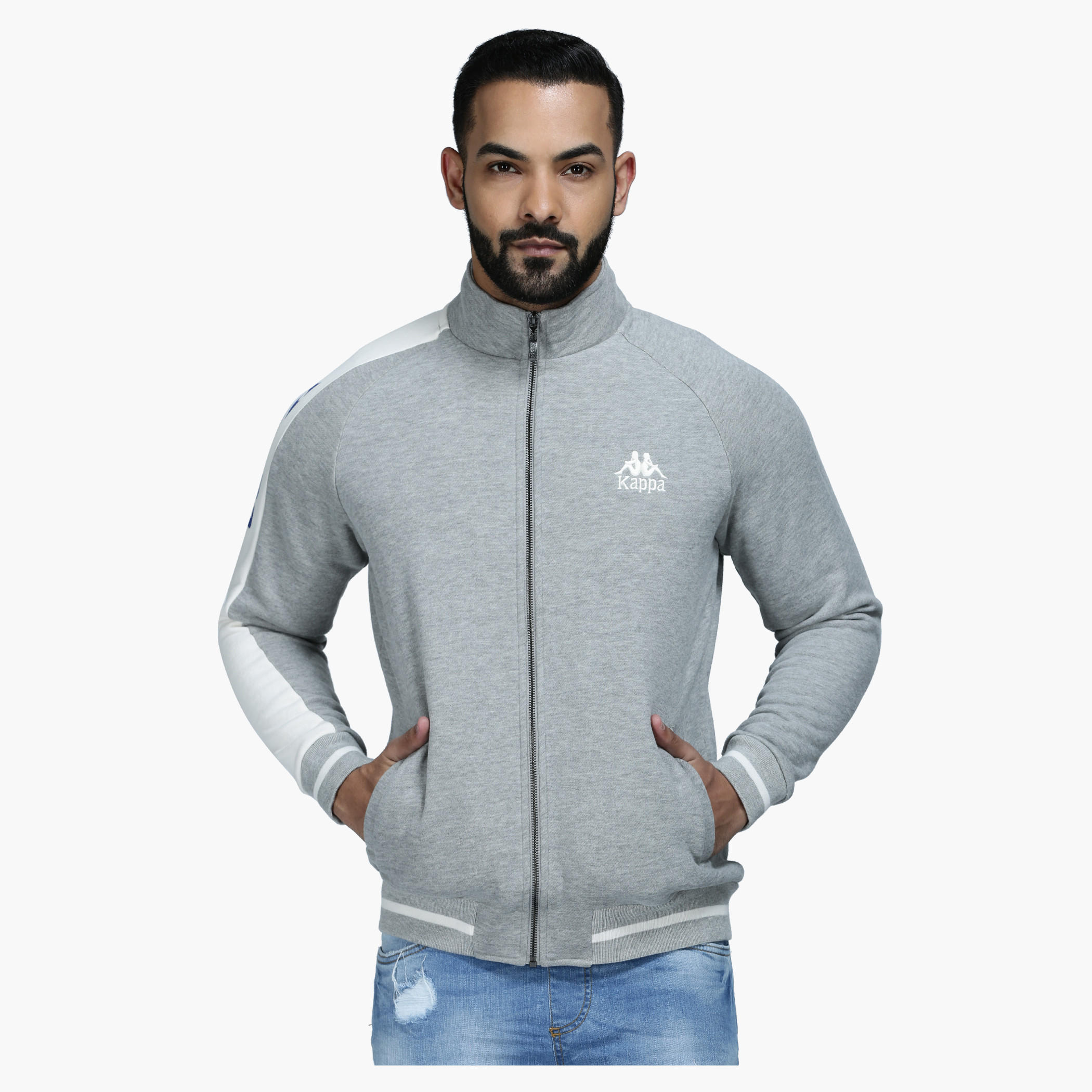 Kappa Jacket with Zip Detailing and Long Sleeves in Regular Fit-men-clothing-jacketsandblazers-jackets-image-1