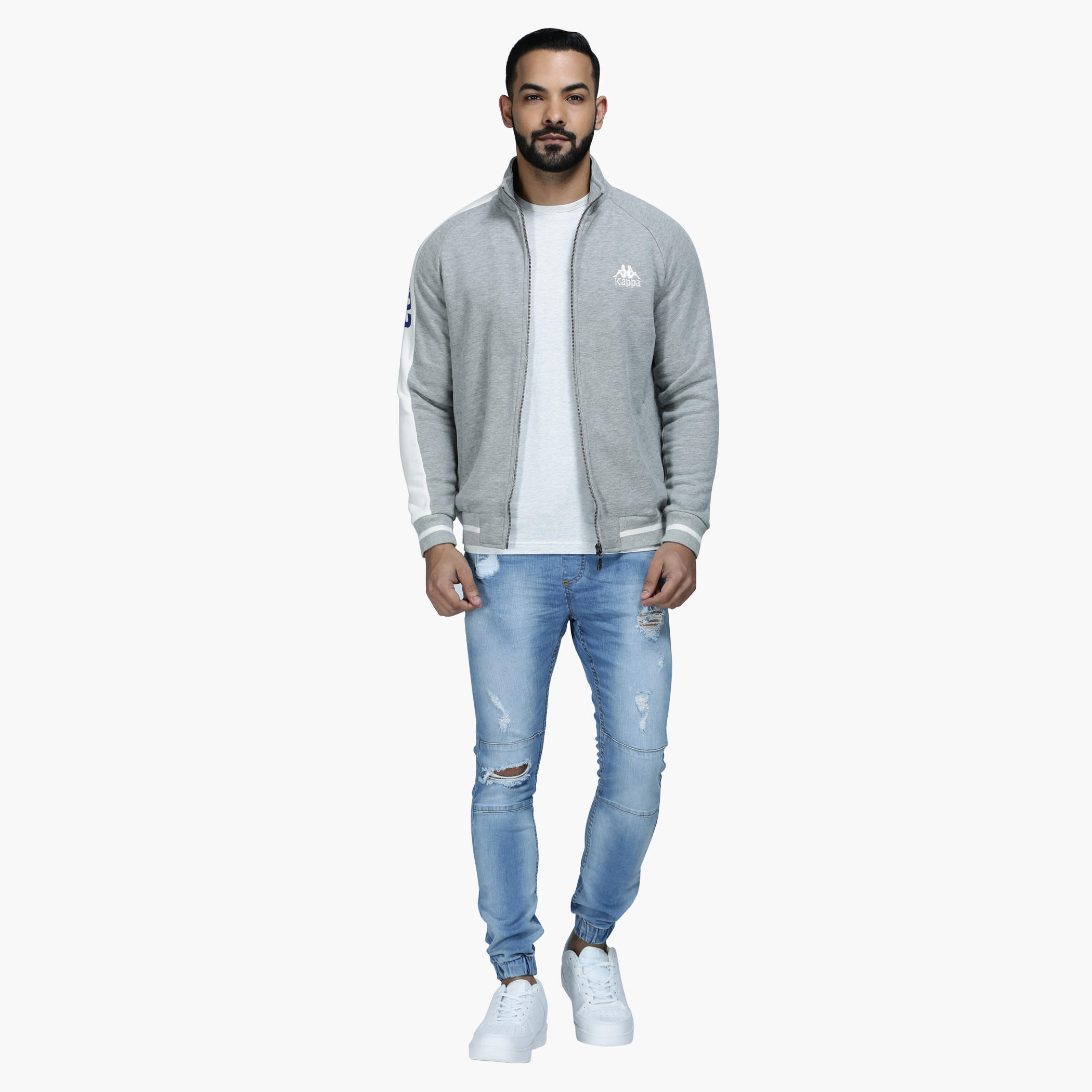 Kappa Jacket with Zip Detailing and Long Sleeves in Regular Fit-men-clothing-jacketsandblazers-jackets-image-5