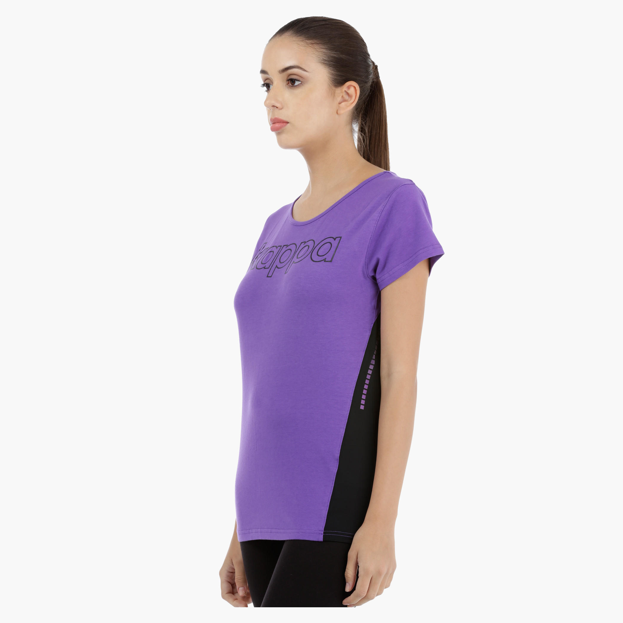 Kappa T-Shirt with Short Sleeves-women-clothing-sportswearandactivewear-tshirtsandvests-image-3