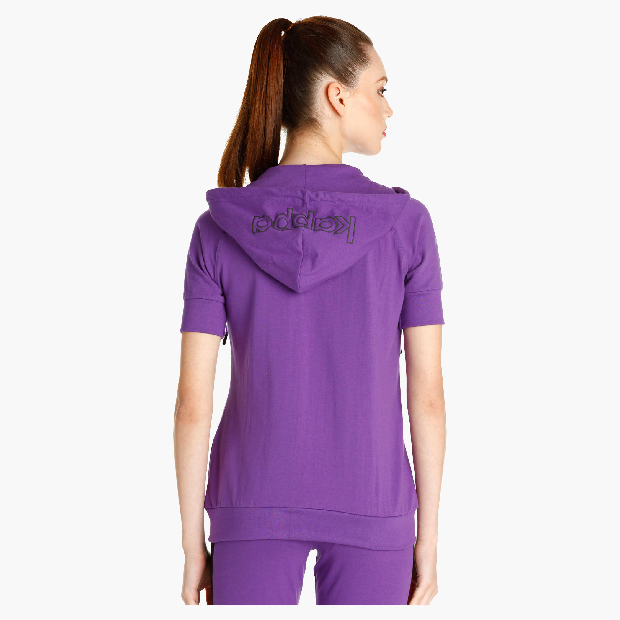 Kappa Hooded Sweatshirt with Front Zipper-women-clothing-sportswearandactivewear-hoodiesandsweatshirts-image-2