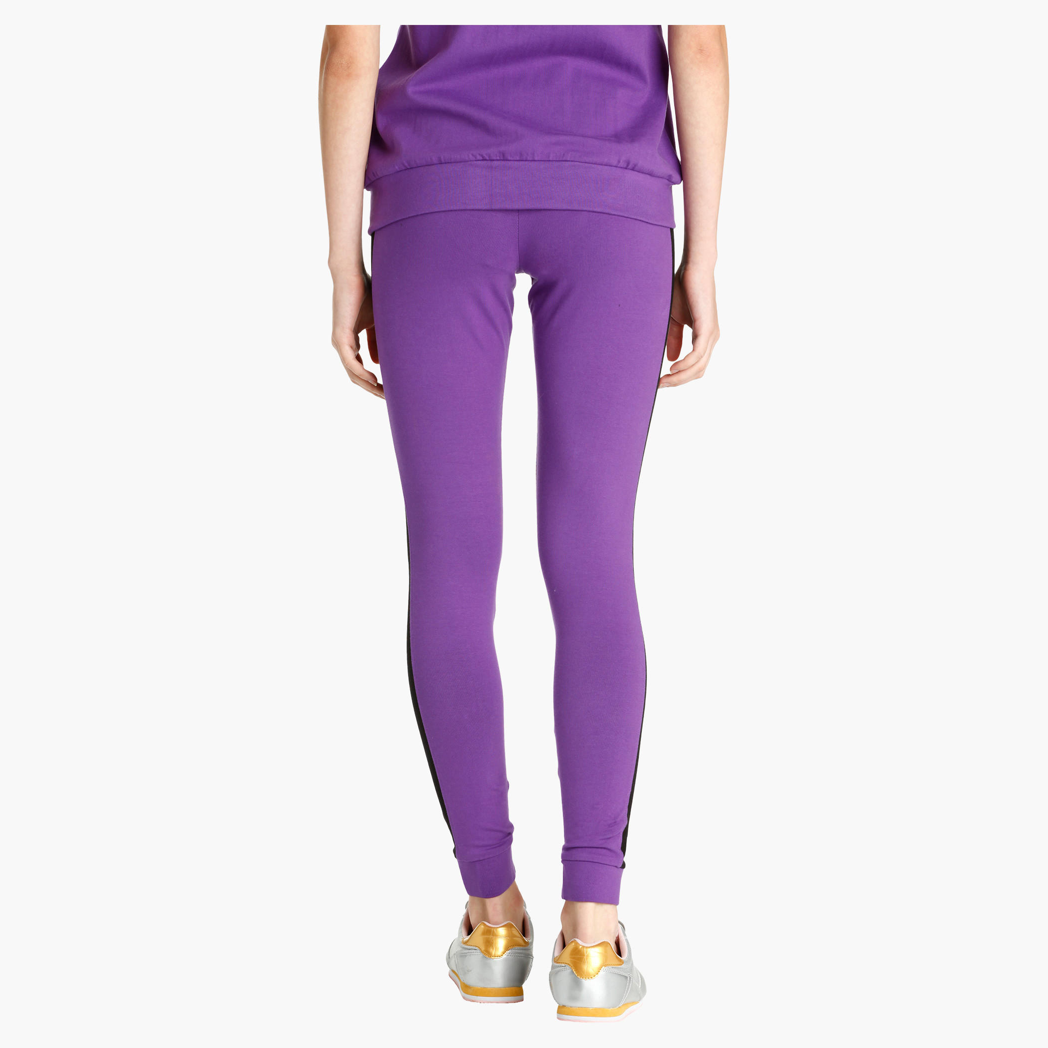Kappa Slim Fit Jog Pants with Side Stripes-women-clothing-sportswearandactivewear-bottoms-image-5