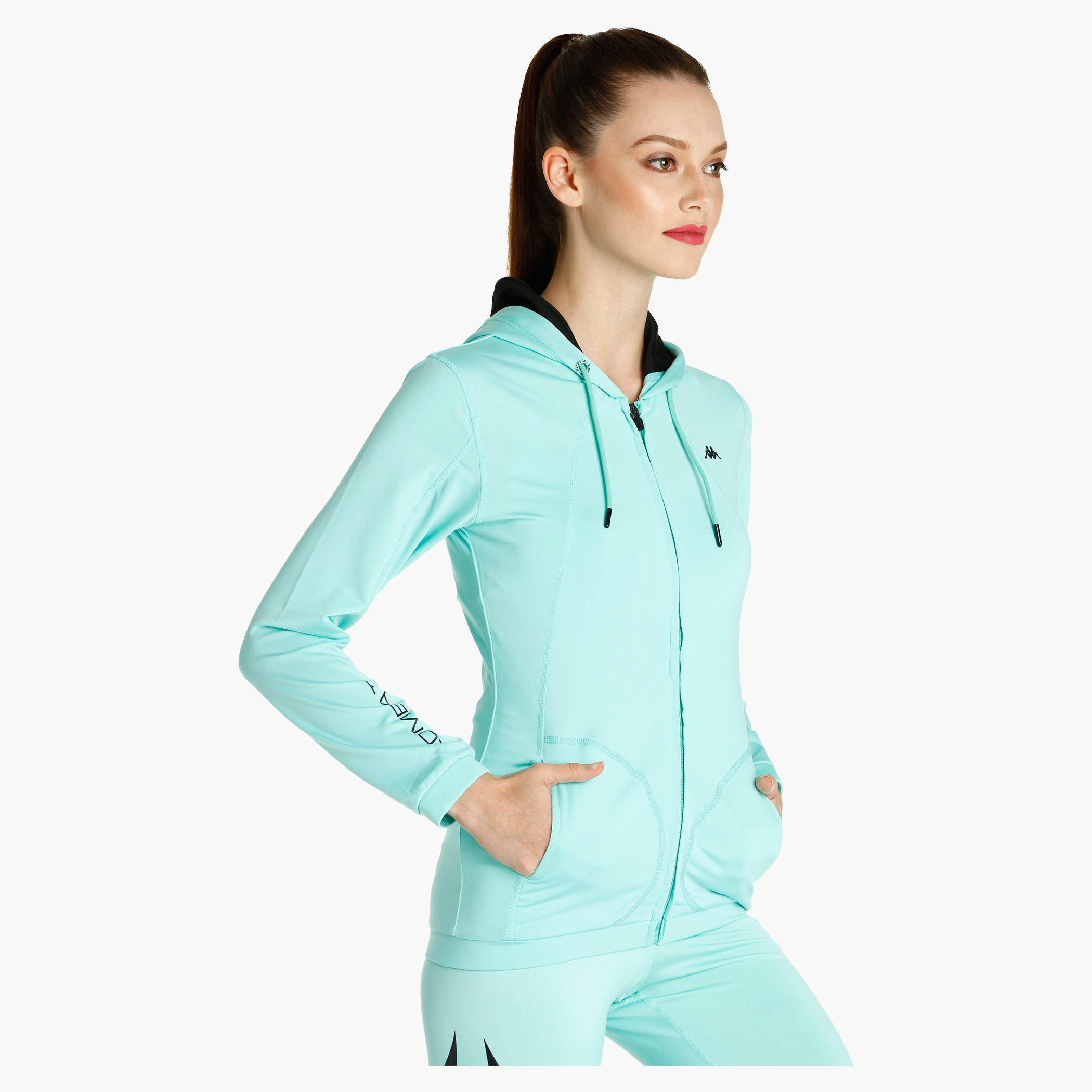 Kappa Hooded Sweatshirt with Front Zipper-women-clothing-sportswearandactivewear-hoodiesandsweatshirts-image-3