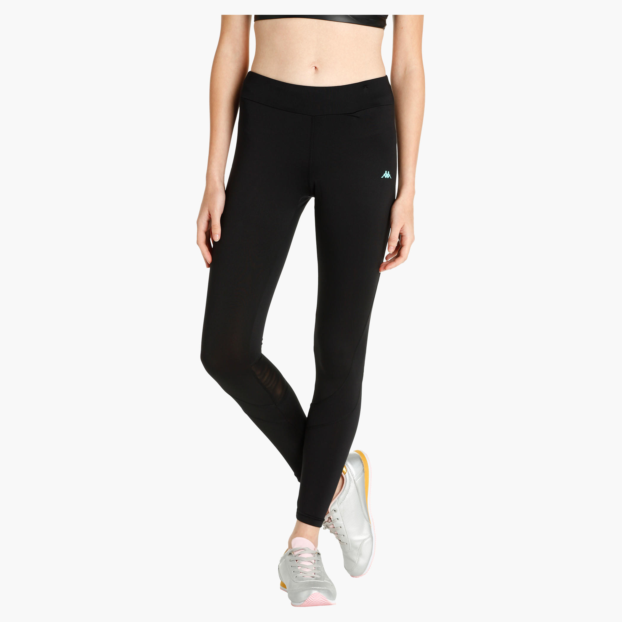 Kappa Leggings with Mesh Inserts-women-clothing-sportswearandactivewear-bottoms-image-1