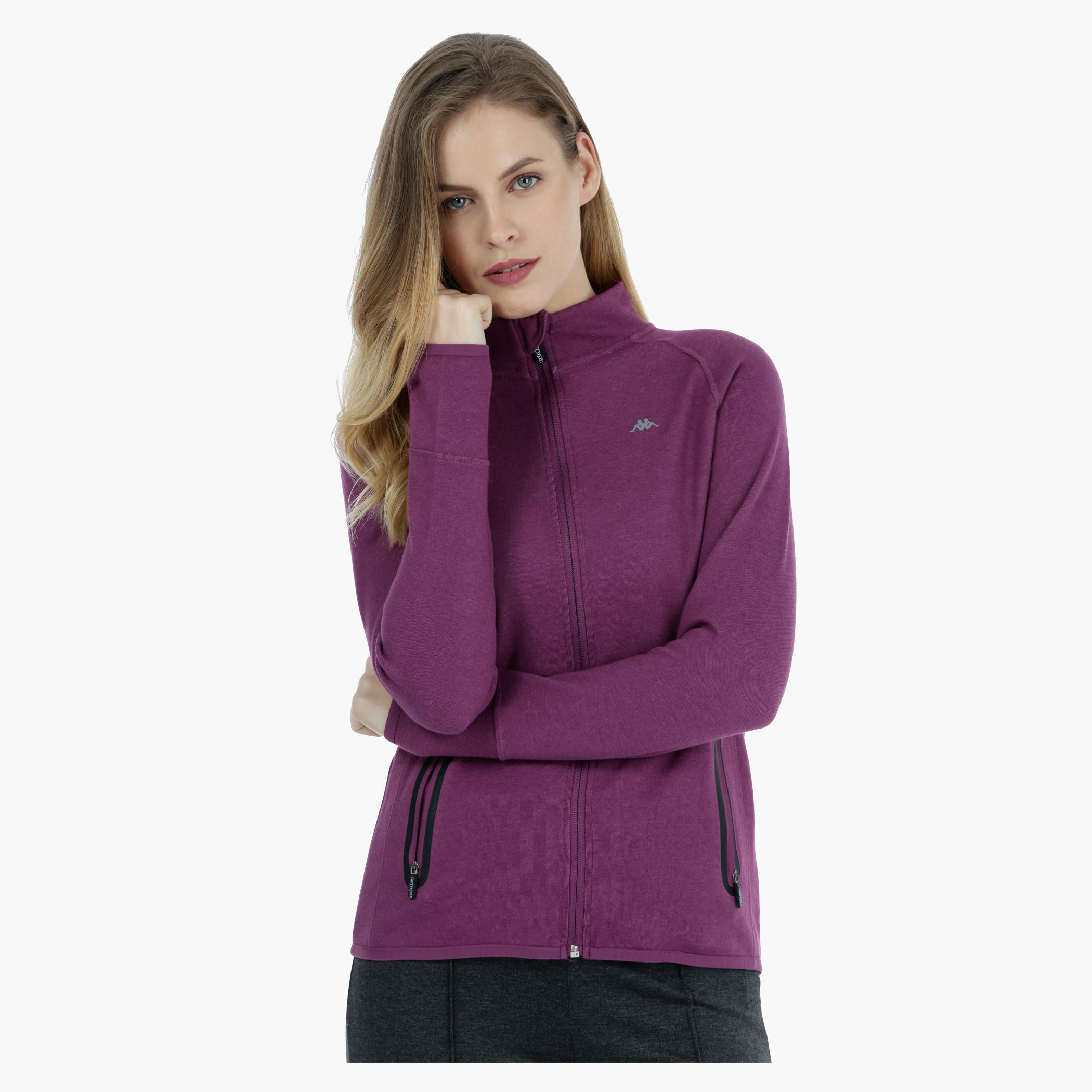 Kappa Raglan Sweatshirt with Zip Pockets-women-clothing-sportswearandactivewear-hoodiesandsweatshirts-image-5