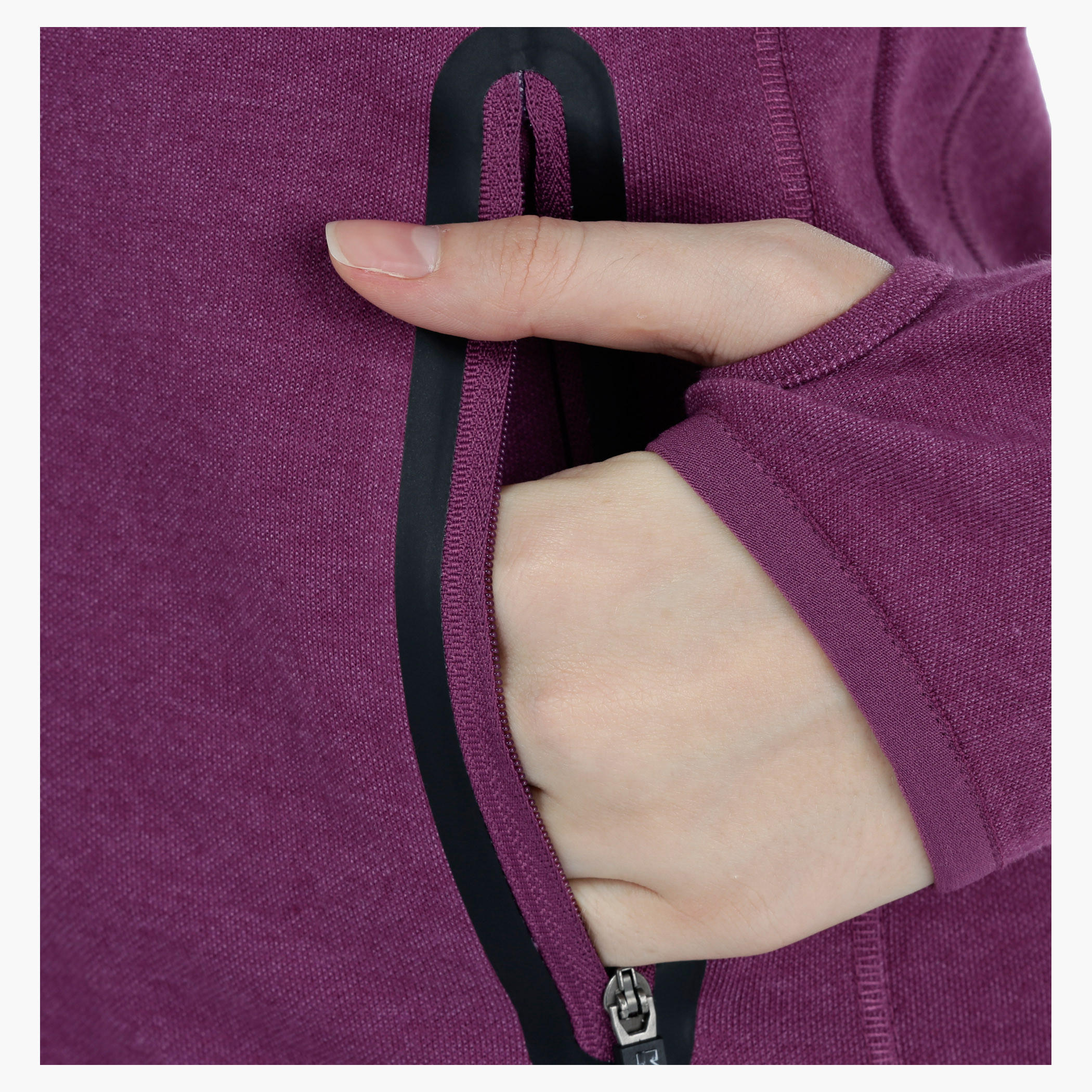 Kappa Raglan Sweatshirt with Zip Pockets-women-clothing-sportswearandactivewear-hoodiesandsweatshirts-image-4