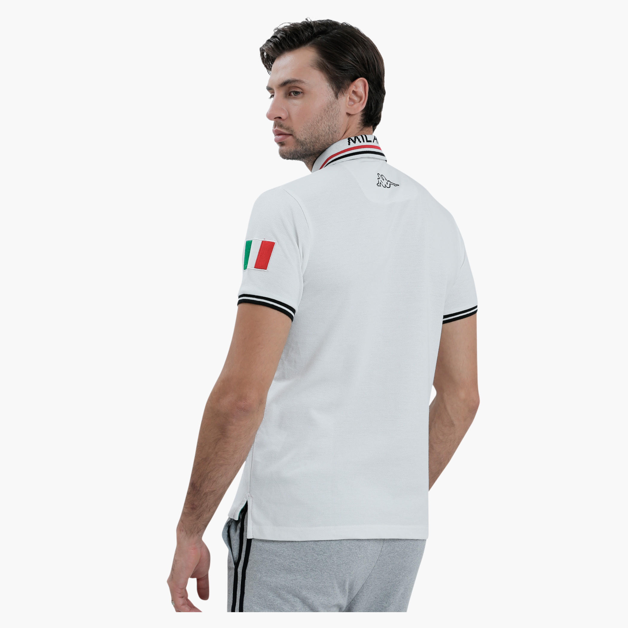 Kappa Printed Polo Neck T-Shirt with Short Sleeves-men-clothing-tshirtsandpolos-polos-image-2
