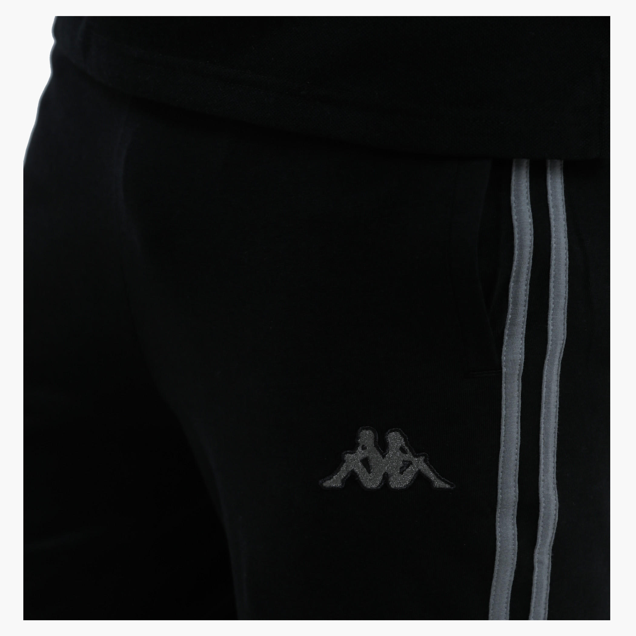 Kappa Full Length Pants with Elasticised Cuffs in Slim Fit-men-clothing-sportswearandactivewear-bottoms-image-4
